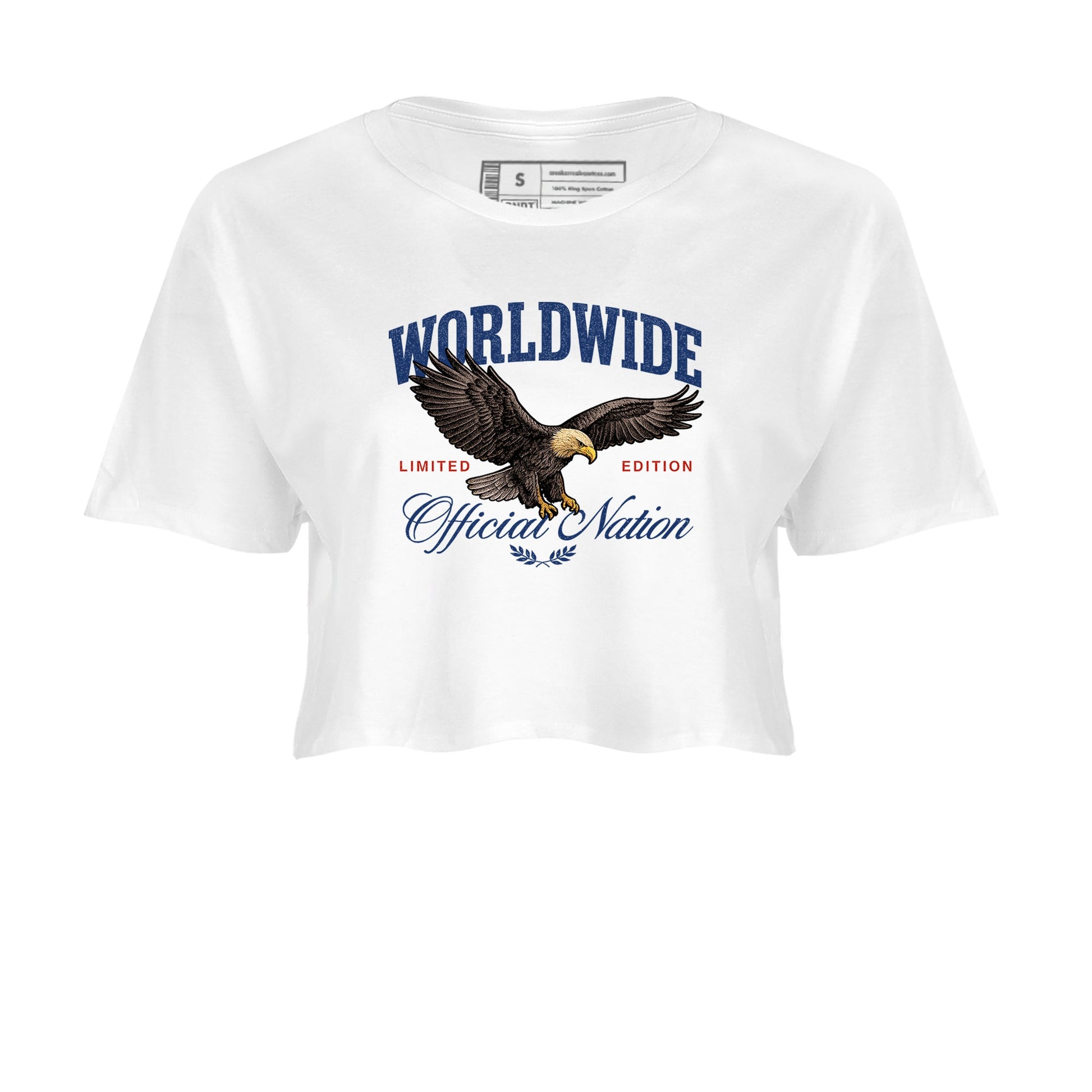 Sneaker match tees – Sneaker Tees To Match Air Jordan 11 Rare Air Shoes – Worldwide Official Nation Crop T-Shirt White 2