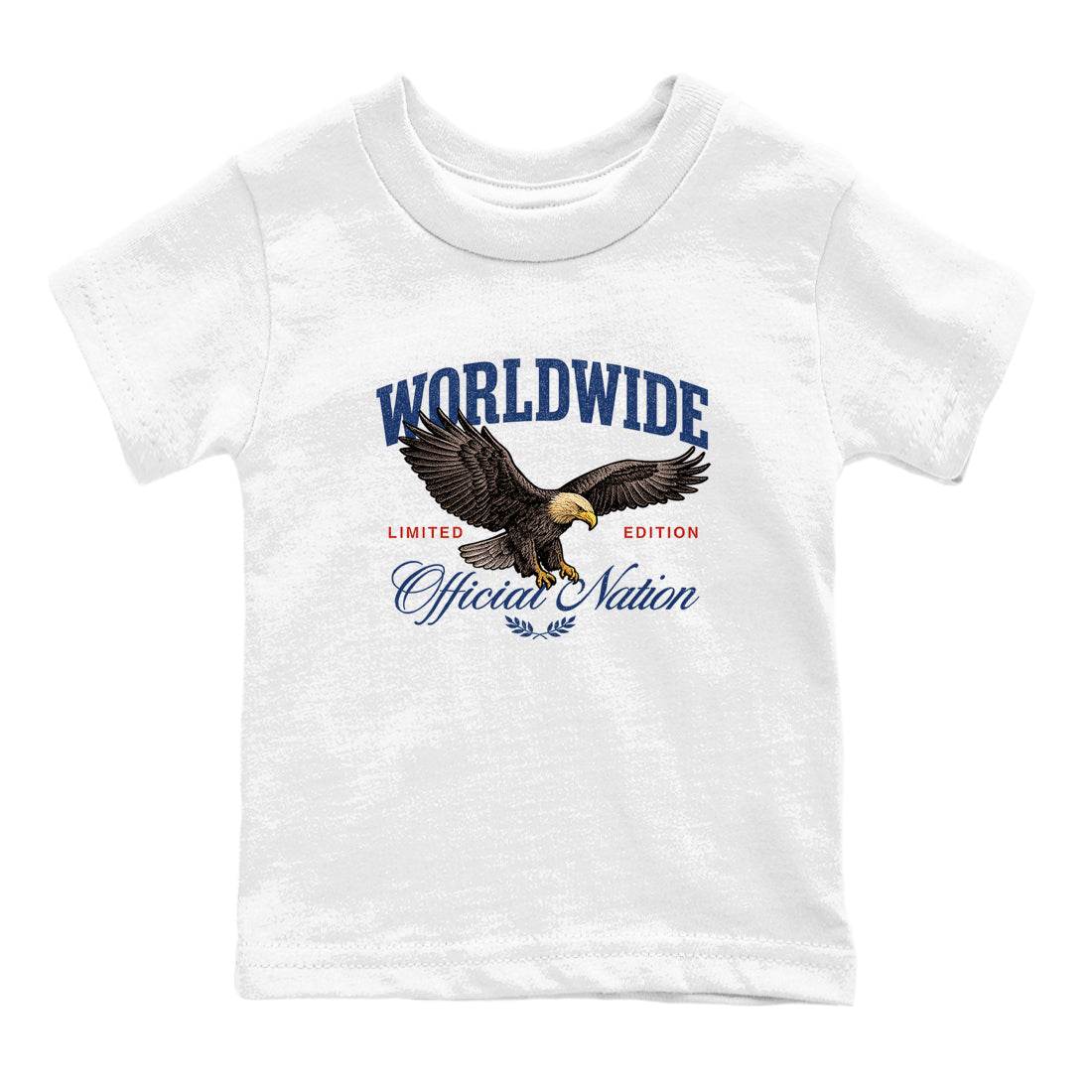 Sneaker match tees – Sneaker Tees To Match Air Jordan 11 Rare Air Shoes – Worldwide Official Nation Kids T-Shirt White 2