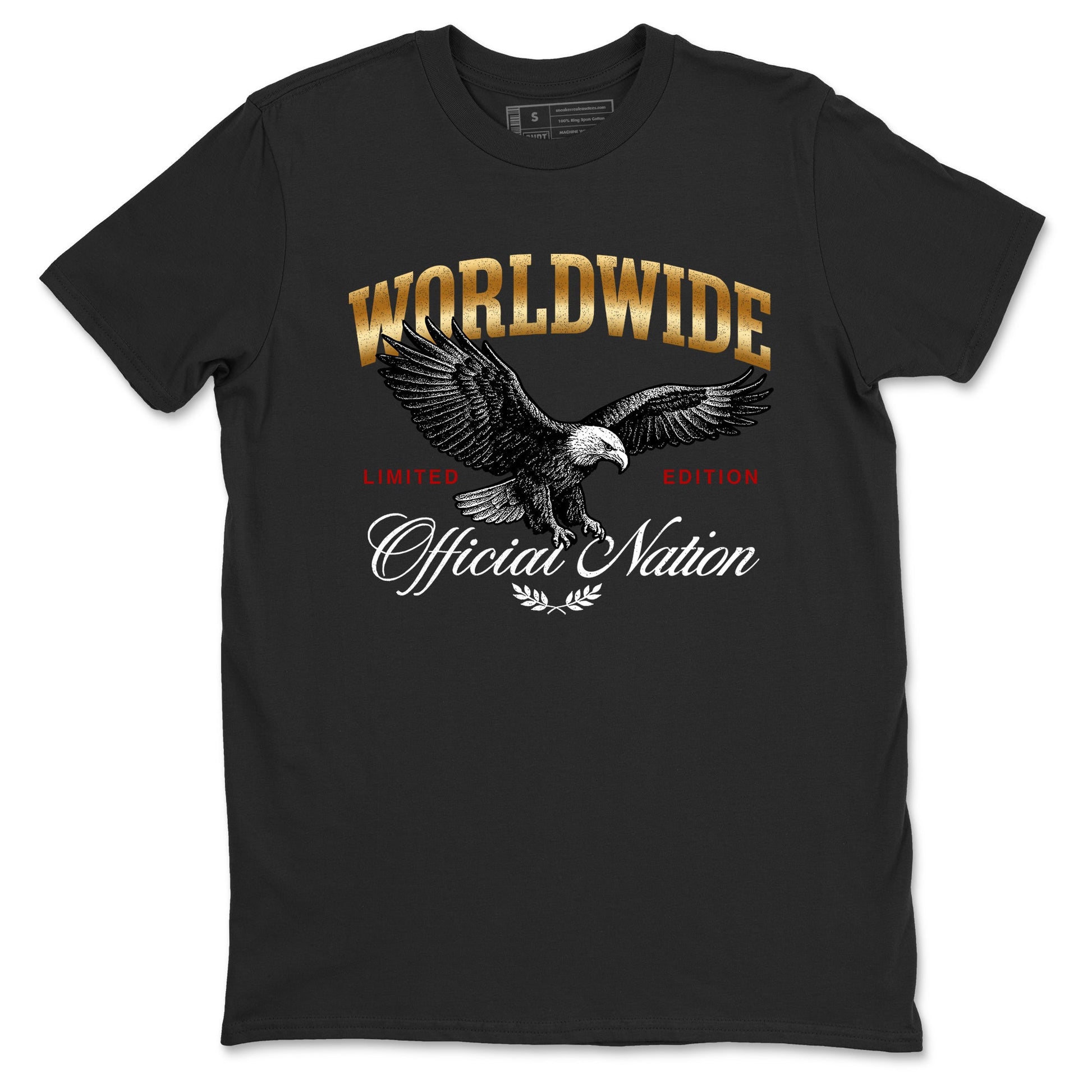 Sneaker match tees – Sneaker Tees To Match Air Jordan 12 Taxi Shoes – Worldwide Official Nation Tee Black 2