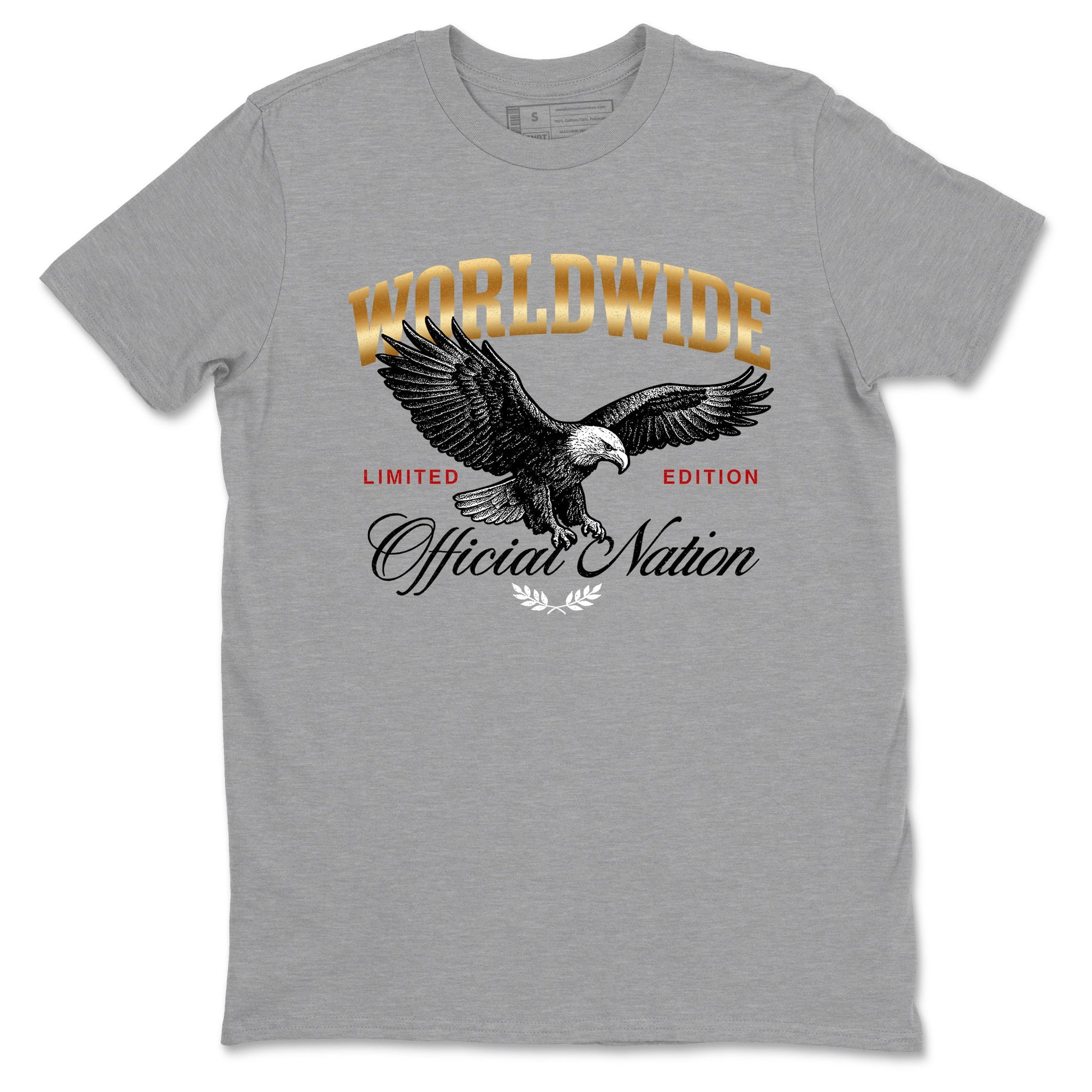 Sneaker match tees – Sneaker Tees To Match Air Jordan 12 Taxi Shoes – Worldwide Official Nation Tee Heather Grey 2