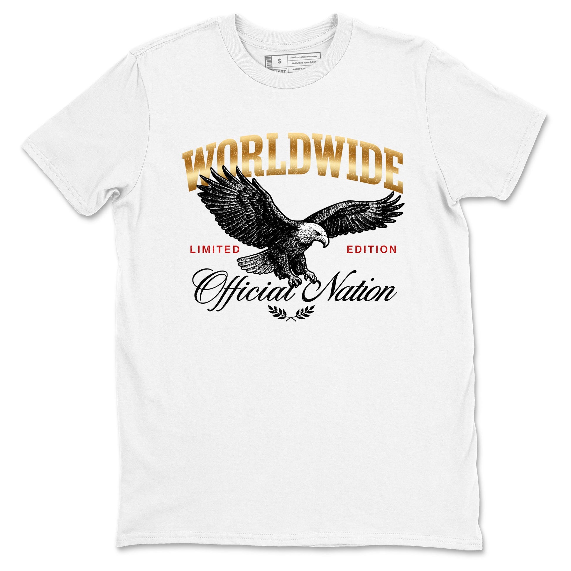 Sneaker match tees – Sneaker Tees To Match Air Jordan 12 Taxi Shoes – Worldwide Official Nation Tee White 2
