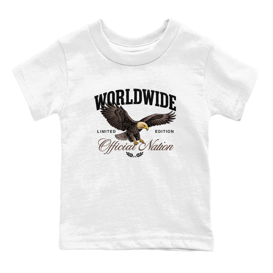 Sneaker match tees – Sneaker Tees To Match Air Jordan 4 Cave Stone Shoes – Worldwide Official Nation Kids T-Shirt White 2
