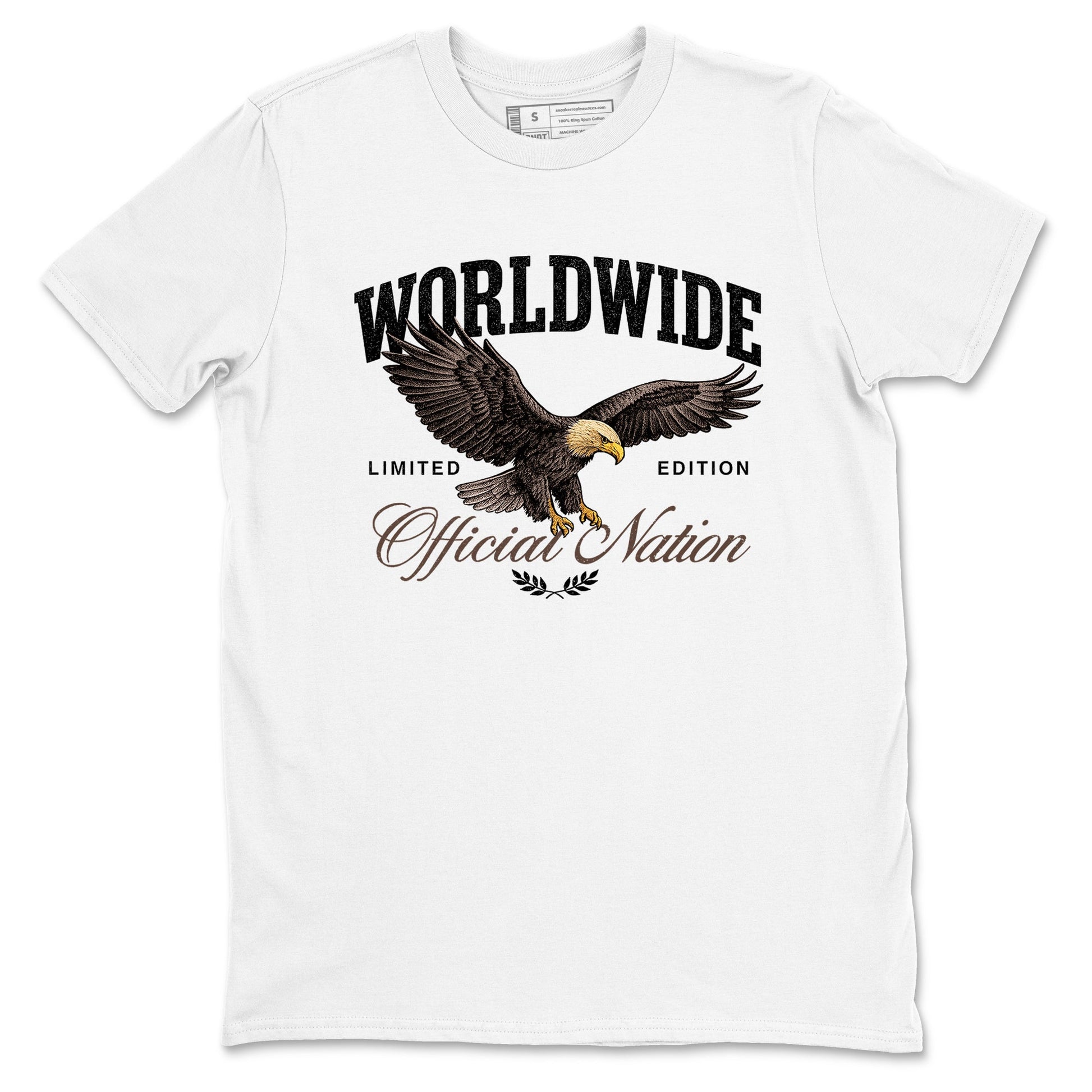 Sneaker match tees – Sneaker Tees To Match Air Jordan 4 Cave Stone Shoes – Worldwide Official Nation Tee White 2