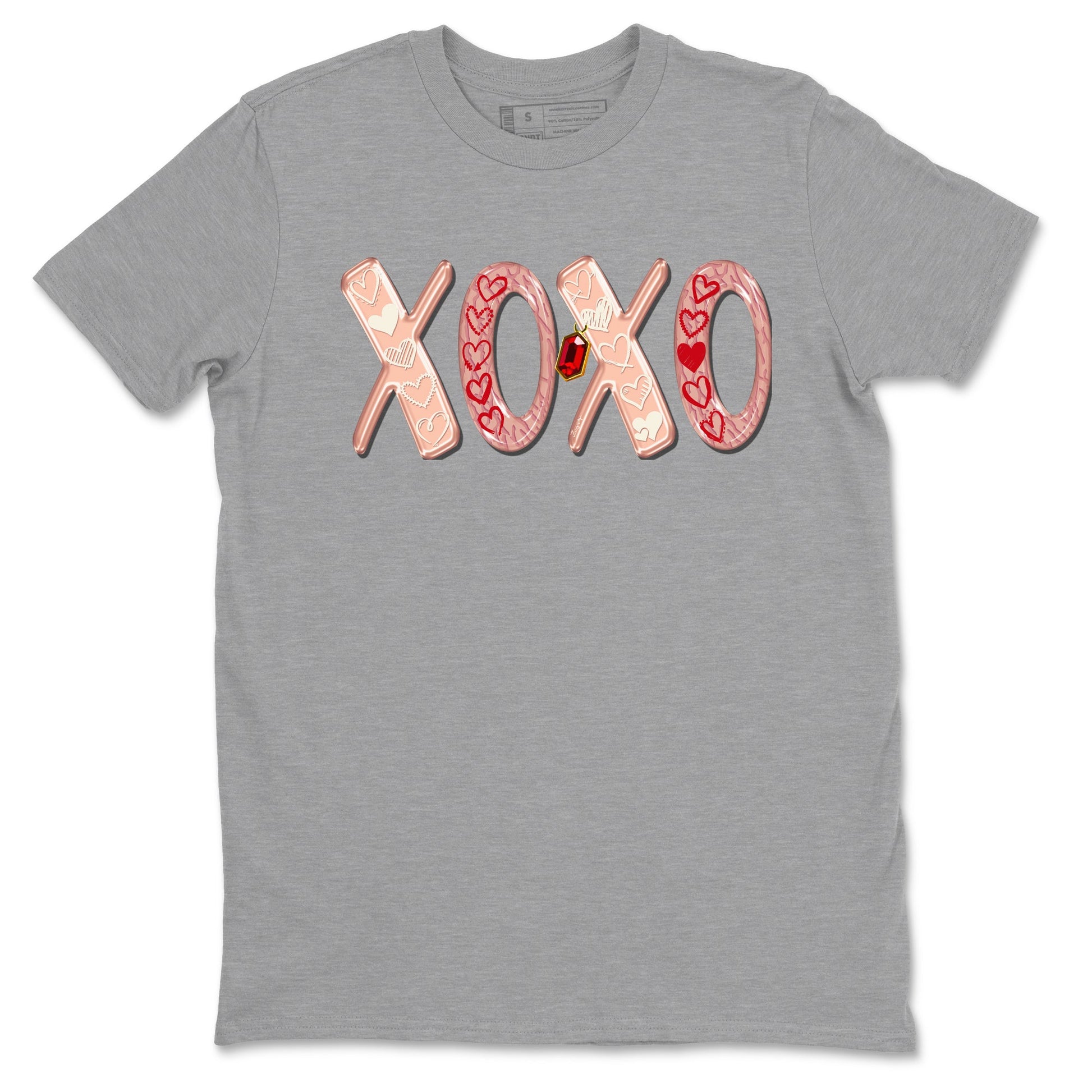 Air Jordan 3 "Treat Yourself" Washed Coral shirts to Special Valentine's Day XOXO sneaker match tees Jordan 3 Valentine's Day best t shirts to wear with jordans SNRT Sneaker Tees Graphic Tee Heather Grey 2 shirts