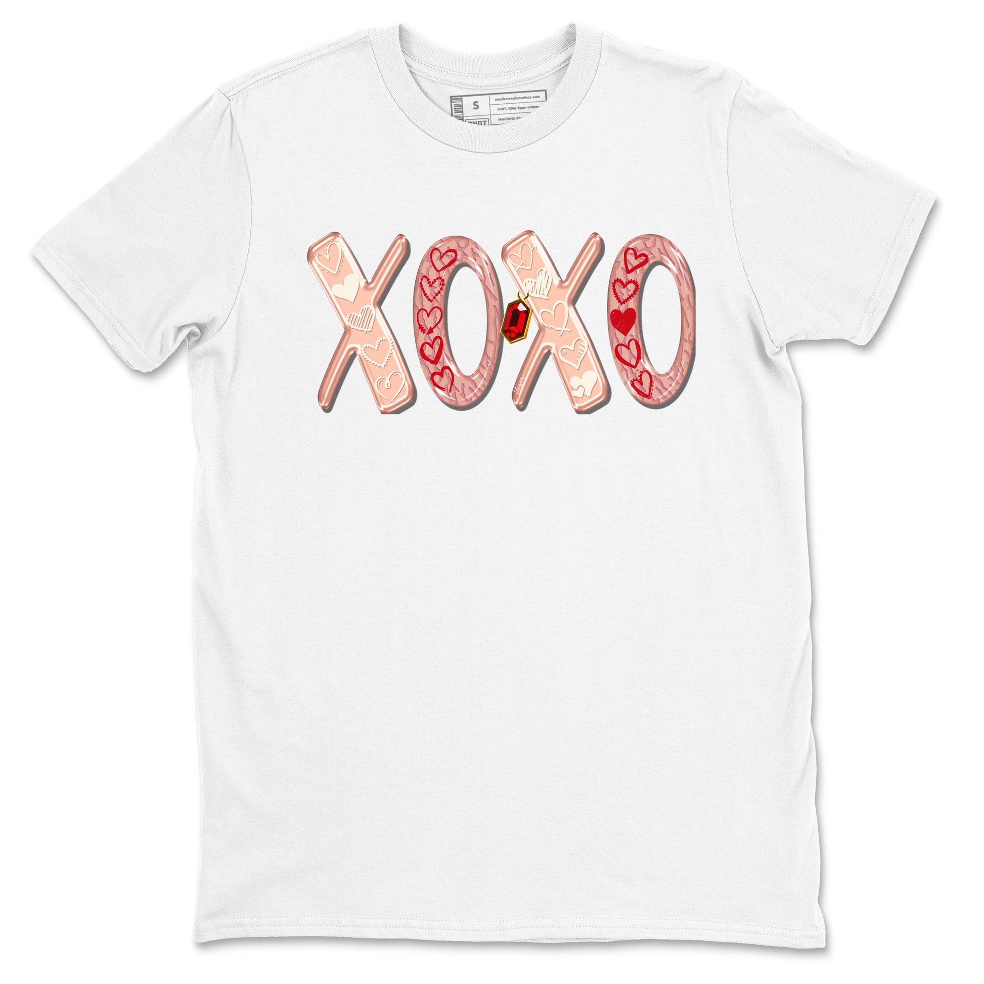 Air Jordan 3 "Treat Yourself" Washed Coral shirts to Special Valentine's Day XOXO sneaker match tees Jordan 3 Valentine's Day best t shirts to wear with jordans SNRT Sneaker Tees Graphic Tee White 2 shirts
