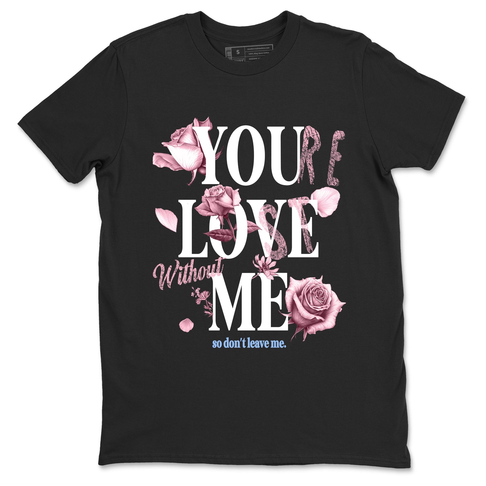 Sneaker match tees – Sneaker Tees To Match Air Jordan 5 35th Anniversary Shoes – You Love Me Tee Black 2
