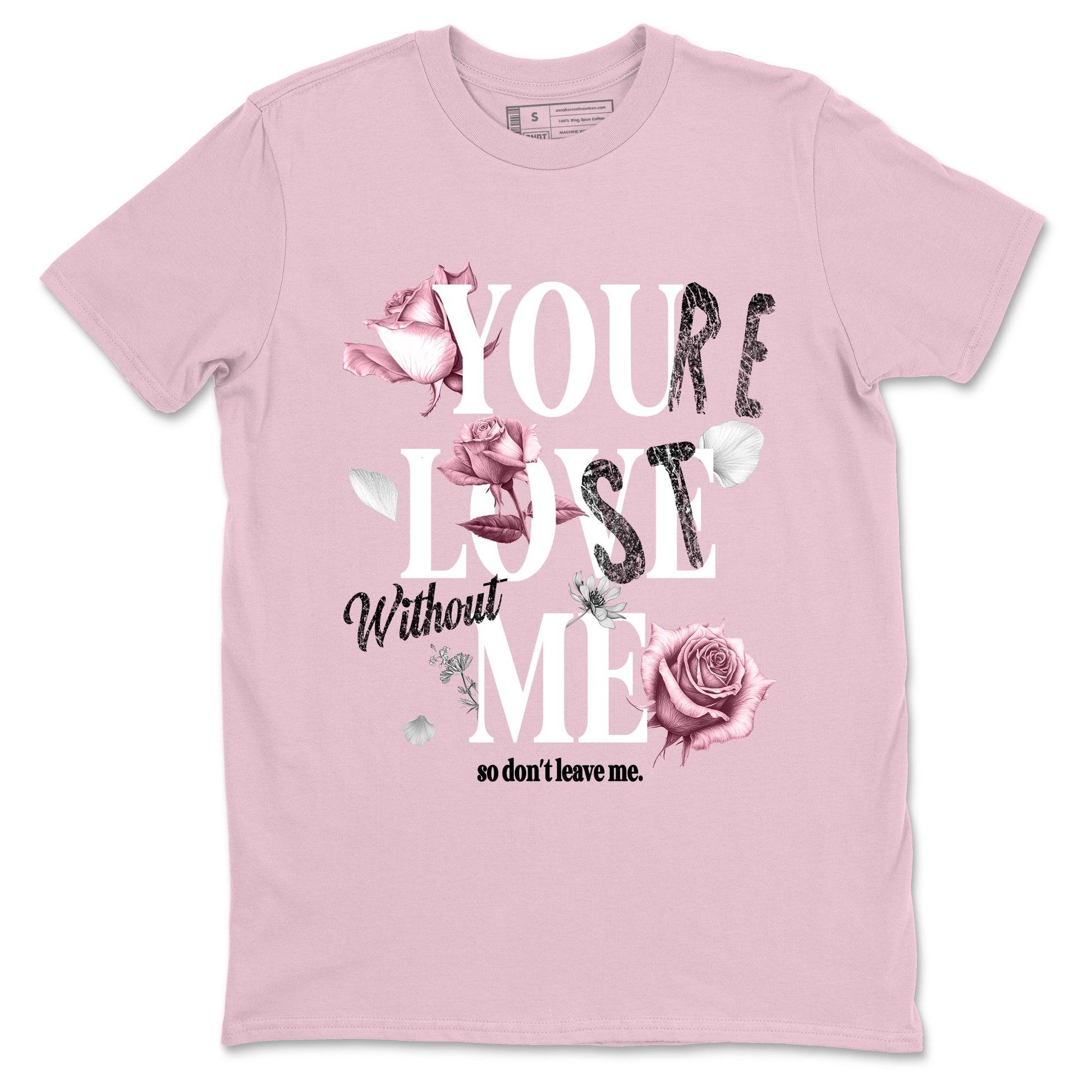 Sneaker match tees – Sneaker Tees To Match Air Jordan 5 35th Anniversary Shoes – You Love Me Tee Pink 2