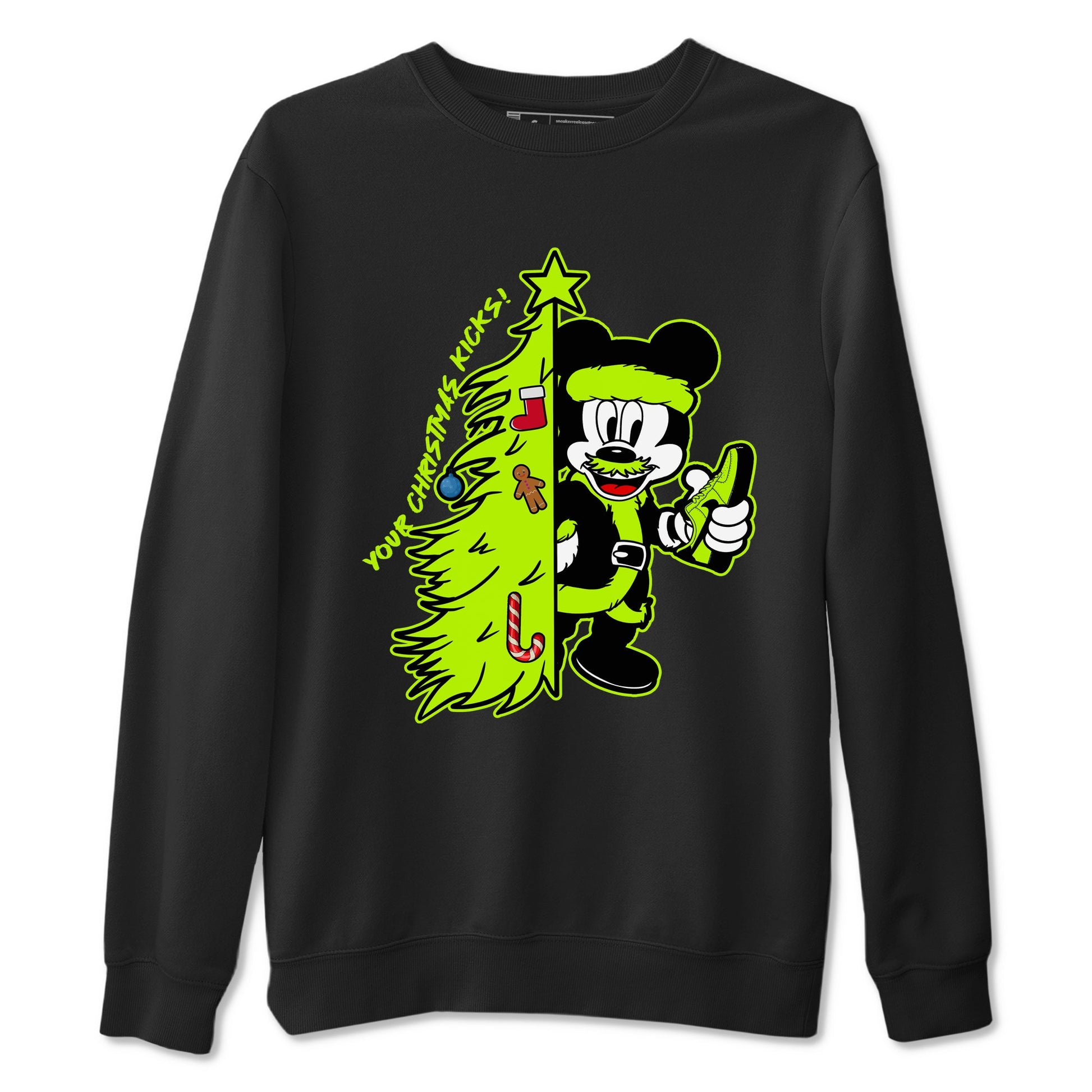 AF 1 Volt shirts to match jordansChristmas gift Your Christmas Kicks sneaker match tees Air Force 1 Dance Volt match shoes to clothes SNRT Sneaker Tees unisex cotton Black 2 shirts