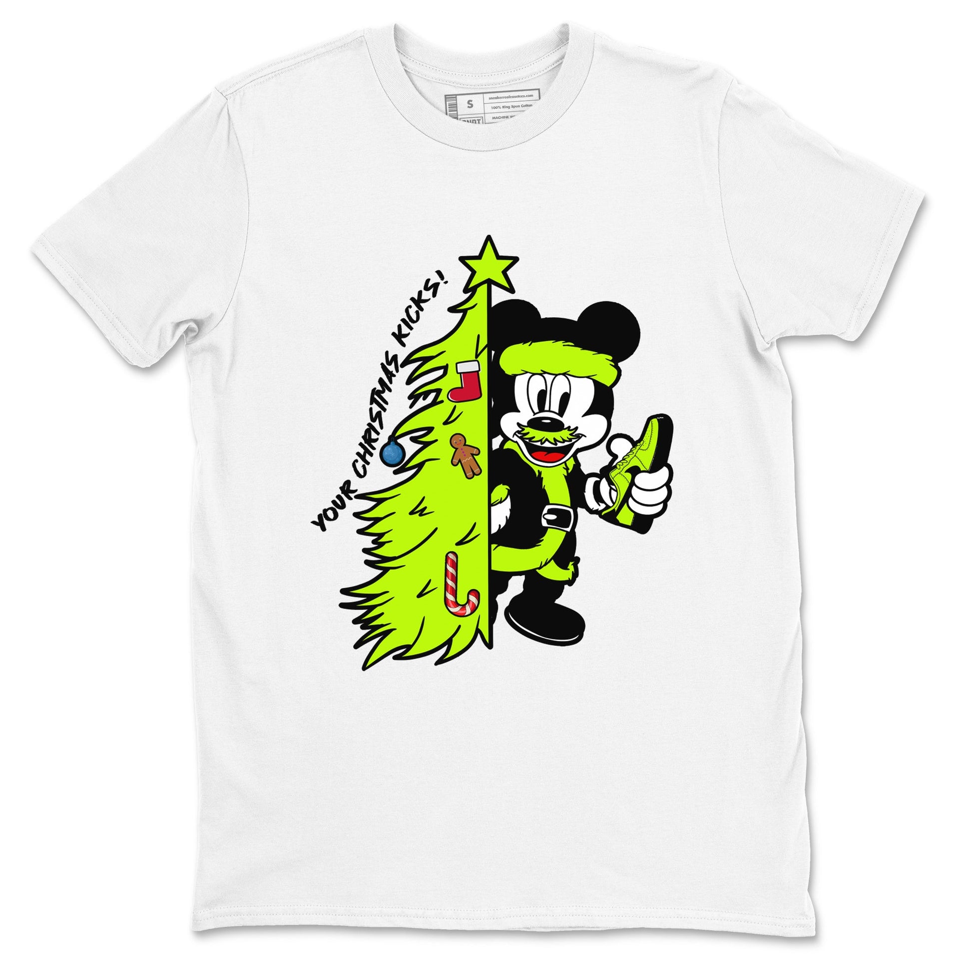 AF 1 Volt shirts to match jordansChristmas gift Your Christmas Kicks sneaker match tees Air Force 1 Dance Volt match shoes to clothes SNRT Sneaker Tees unisex cotton White 2 shirts