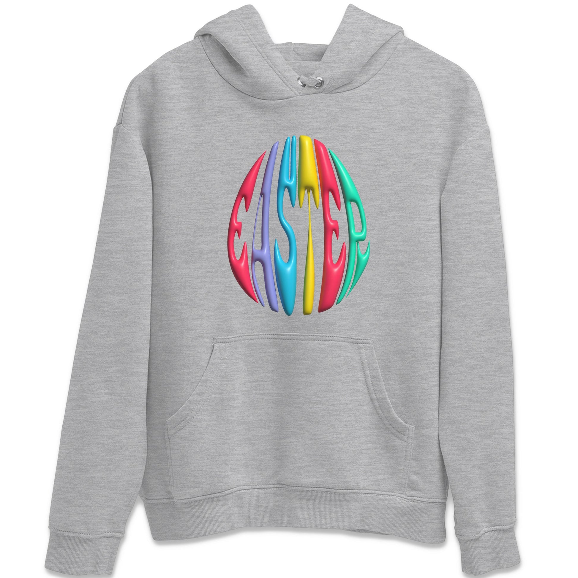 Dunk Easter Candy Sneaker Match Tees 3D Easter Typo Sneaker Tees Nike Easter Sneaker Release Tees Unisex Shirts Heather Grey 2