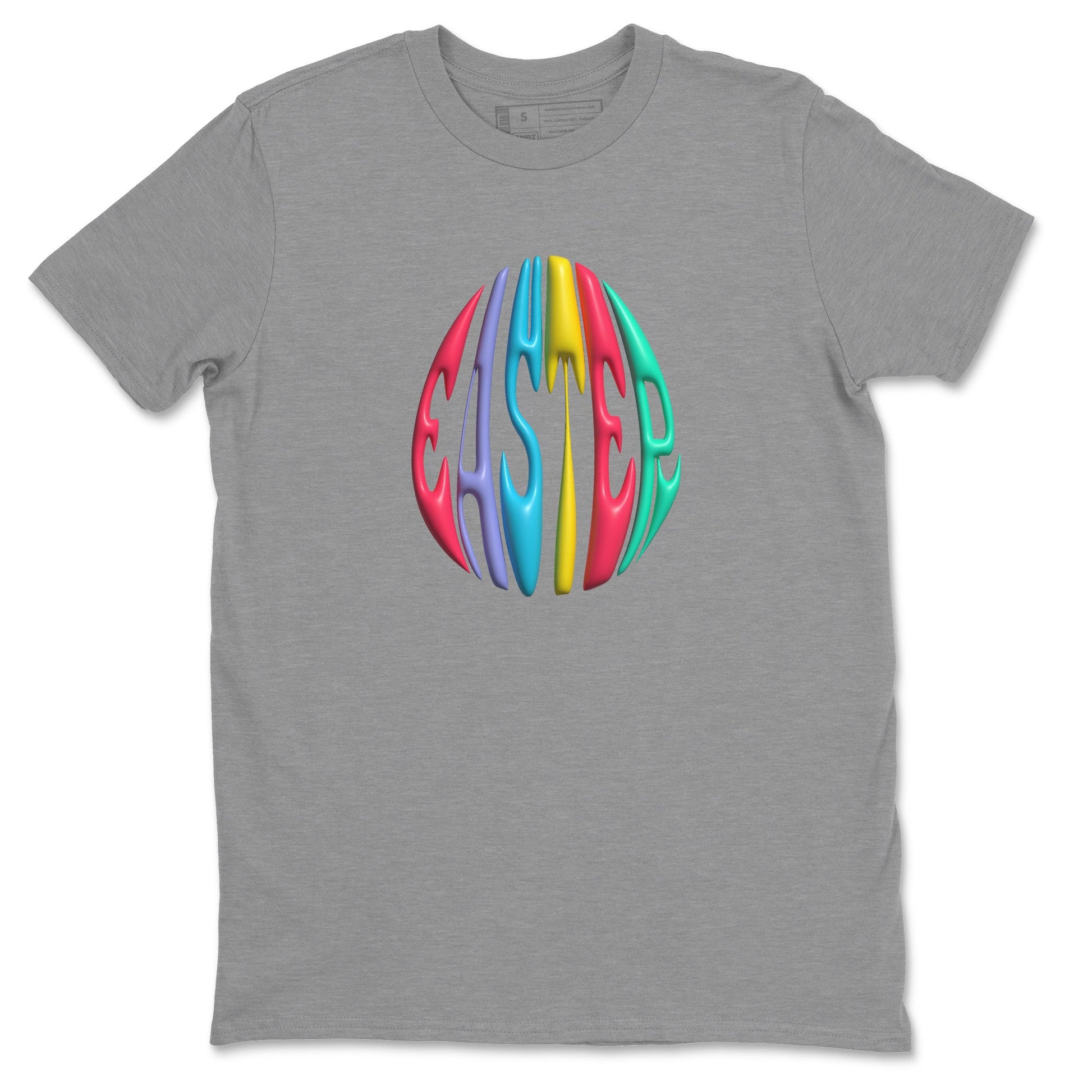 Dunk Easter Candy Sneaker Match Tees 3D Easter Typo Sneaker Tees Nike Easter Sneaker Release Tees Unisex Shirts Heather Grey 2