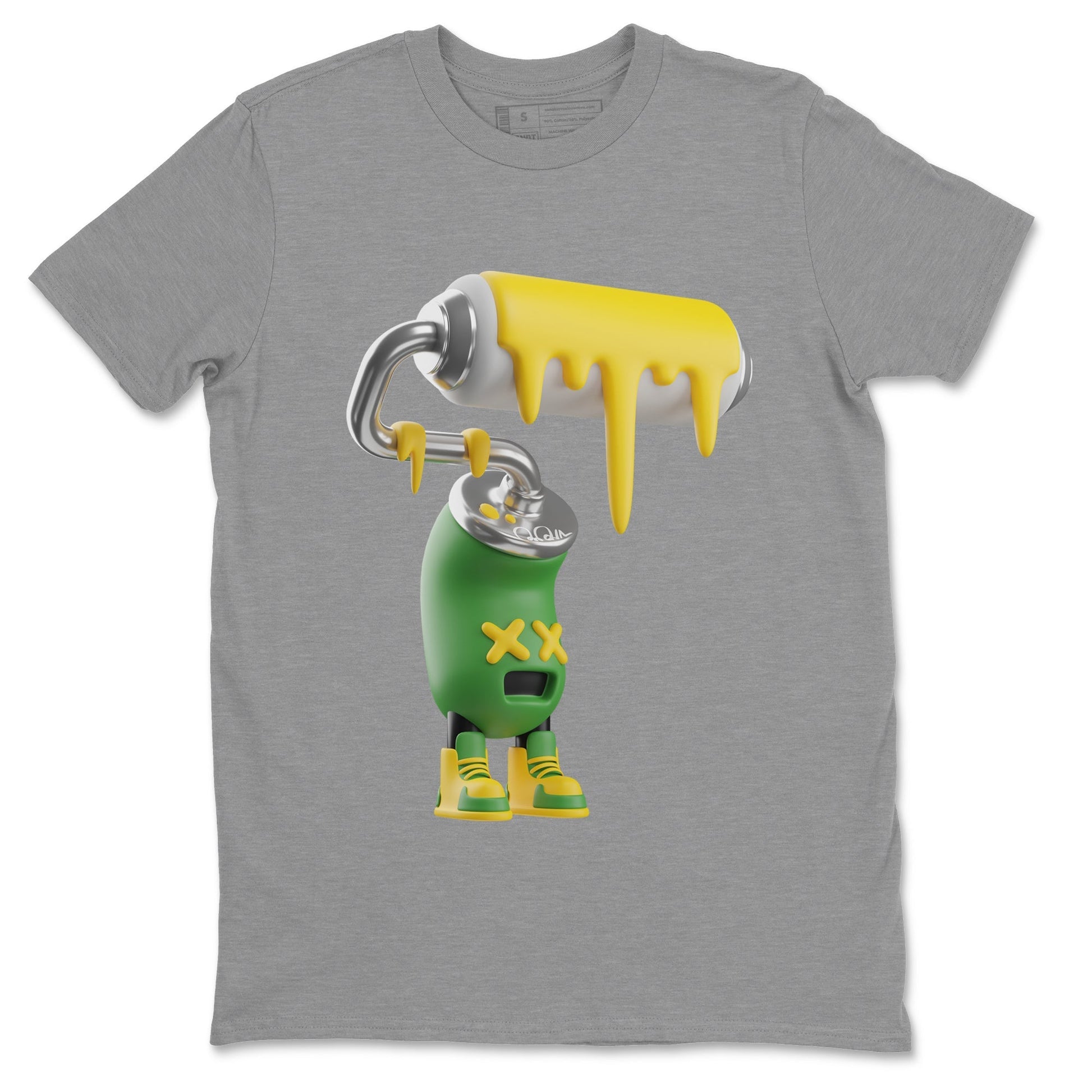 Dunk Reverse Brazil Sneaker Match Tees 3D Paint Roller Sneaker Tees Dunk Reverse Brazil Sneaker Release Tees Unisex Shirts