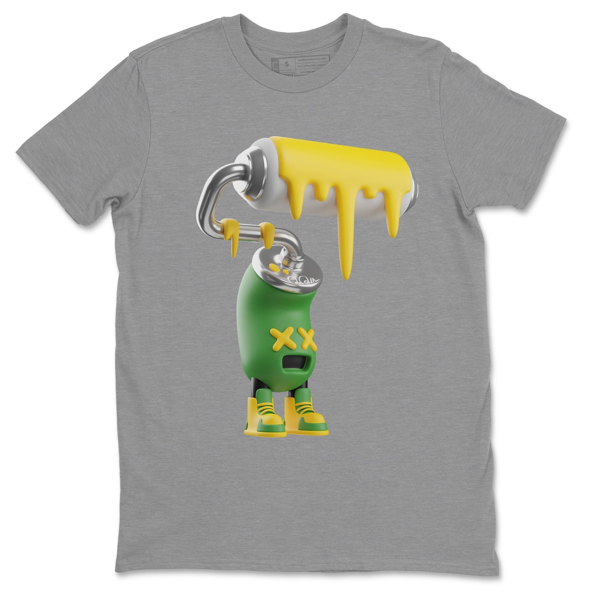 Dunk Reverse Brazil Sneaker Match Tees 3D Paint Roller Sneaker Tees Dunk Reverse Brazil Sneaker Release Tees Unisex Shirts