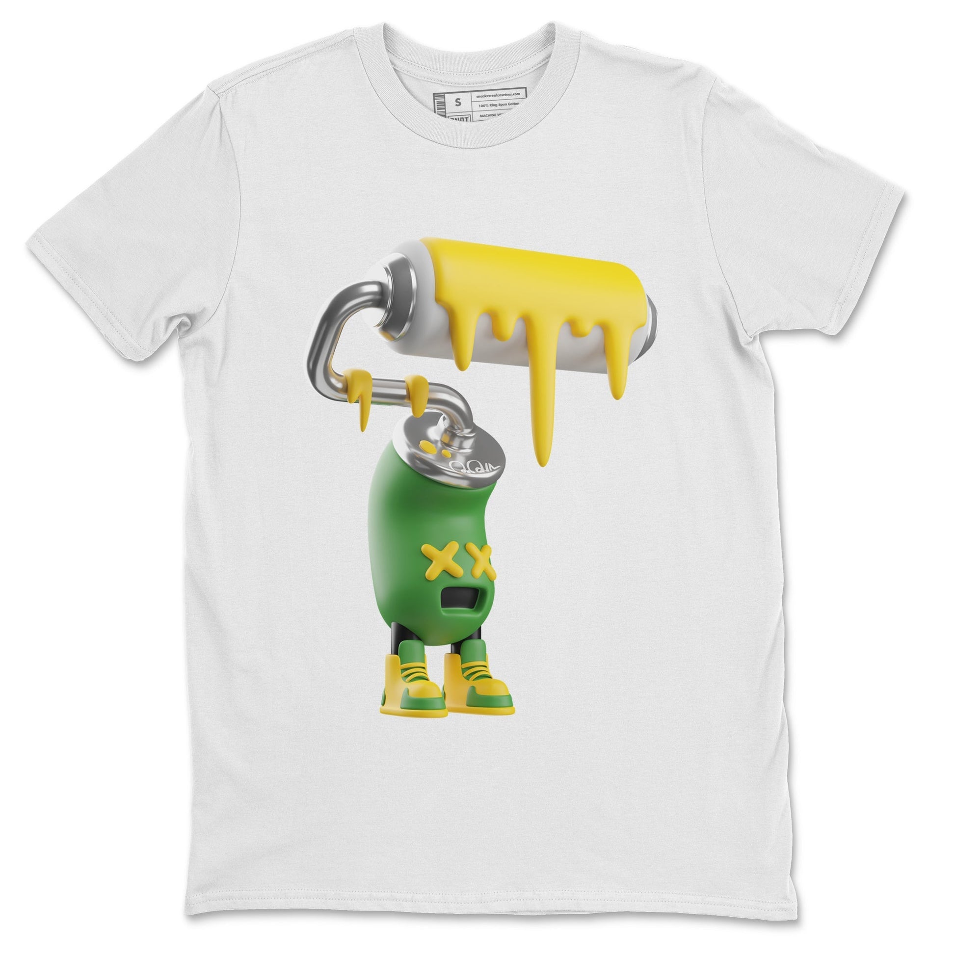 Dunk Reverse Brazil Sneaker Match Tees 3D Paint Roller Sneaker Tees Dunk Reverse Brazil Sneaker Release Tees Unisex Shirts