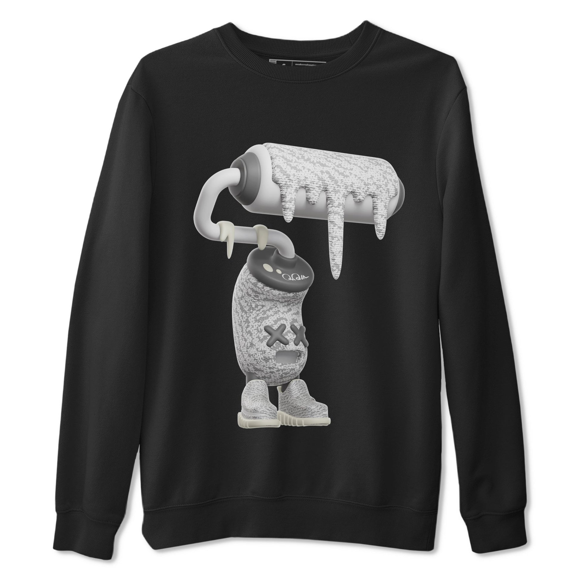 Yeezy 350 Static shirt to match jordans 3D Paint Roller sneaker tees Adidas Yeezy 350 Static SNRT Sneaker Release Tees Unisex Black 2 T-Shirt