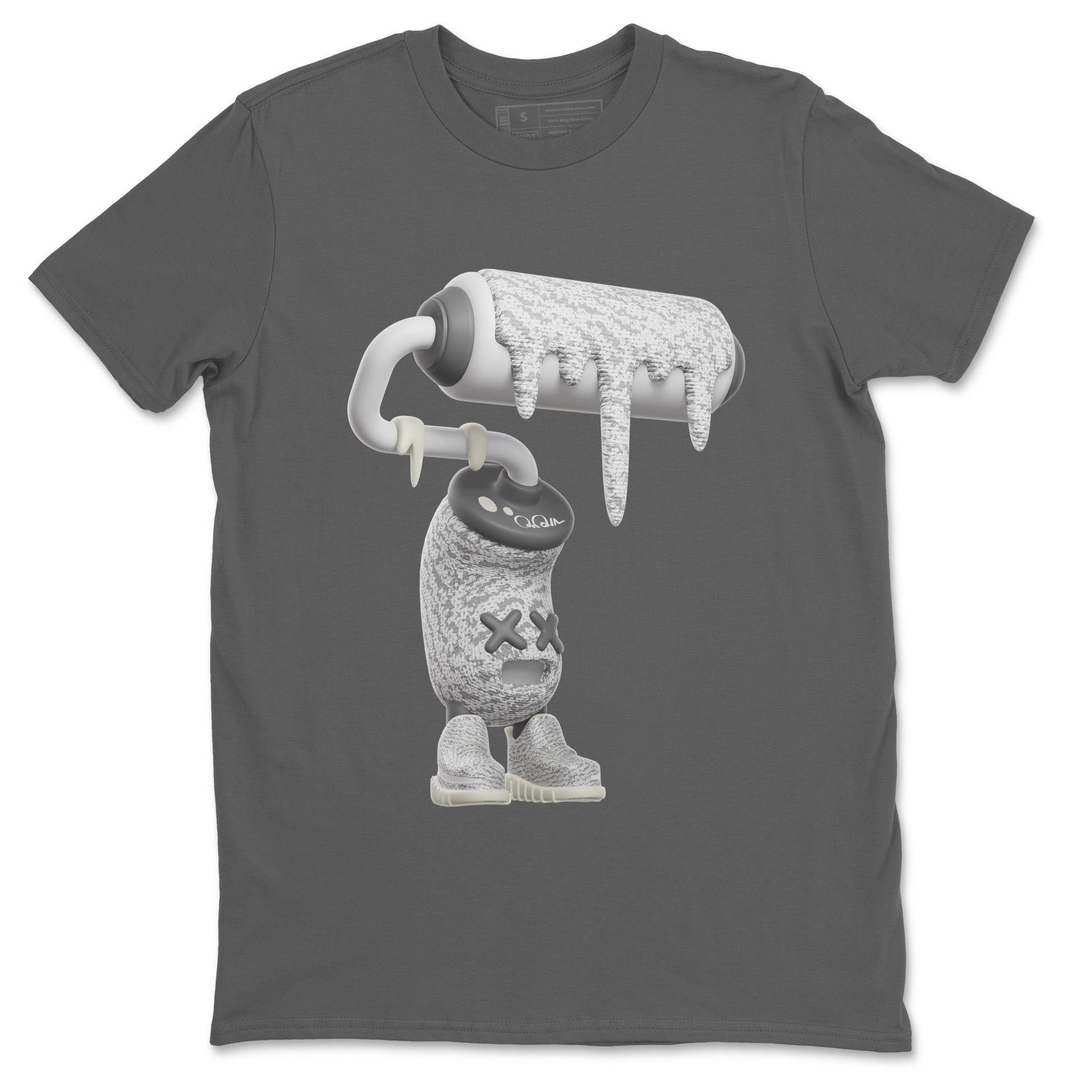 Yeezy 350 Static shirt to match jordans 3D Paint Roller sneaker tees Adidas Yeezy 350 Static SNRT Sneaker Release Tees Unisex Cool Grey 2 T-Shirt