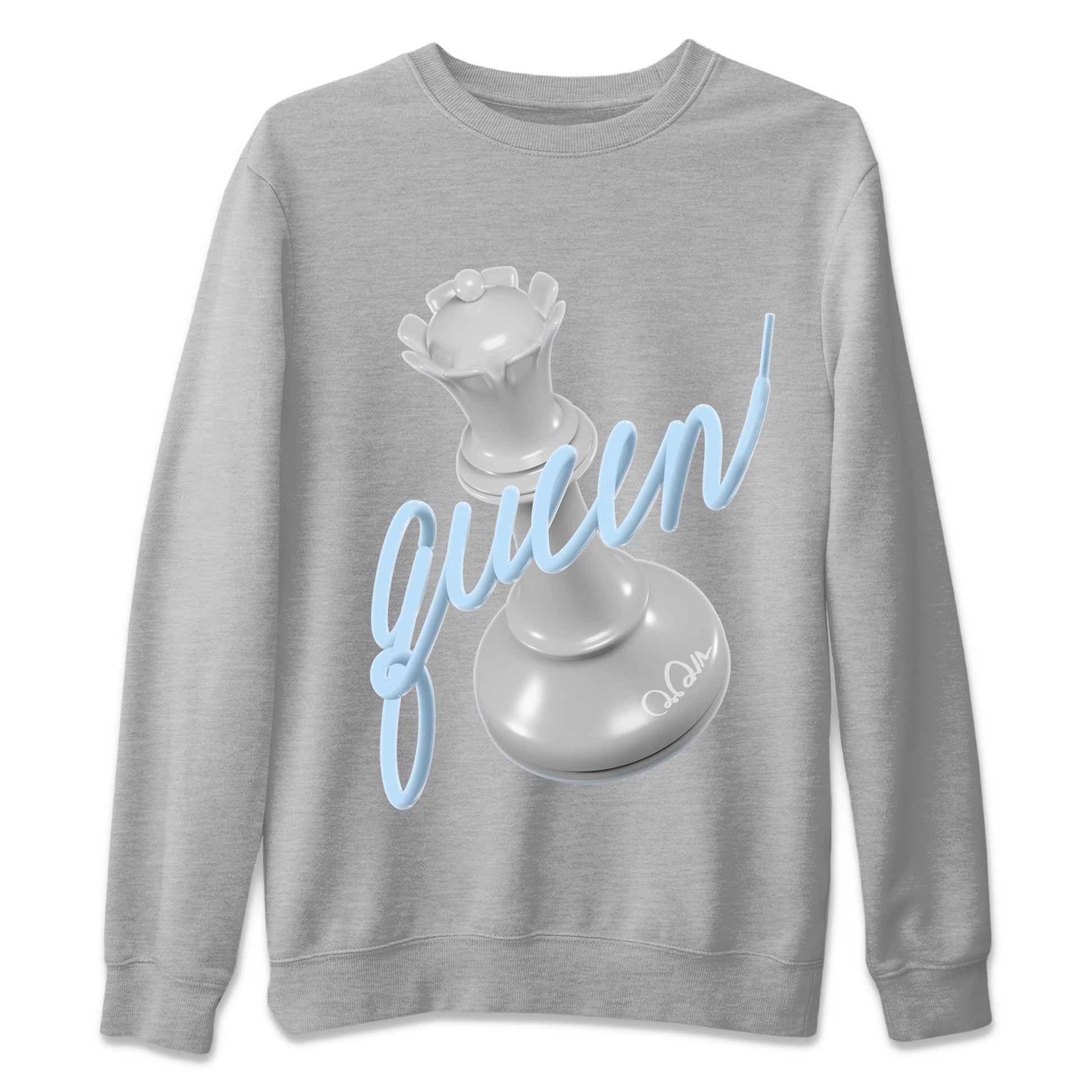 Air Jordan 11 White Cement Sneaker Match Tees 3D Queen Sneaker Tees Air Jordan 11 Cement Grey Sneaker Release Tees Unisex Shirts Heather Grey 2