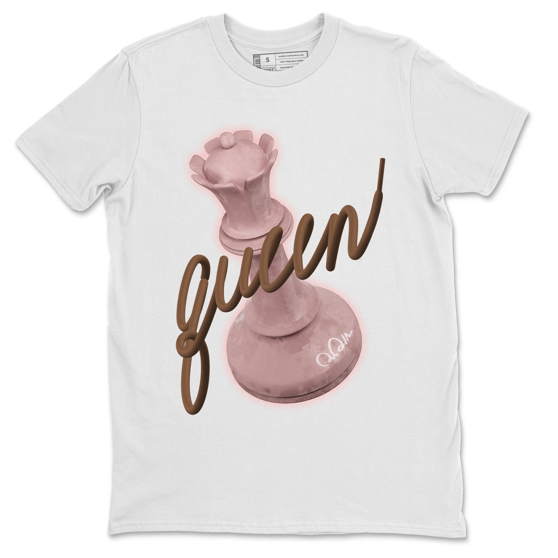 Air More Uptempo Valentines Day Sneaker Match Tees 3D Queen Sneaker Tees Nike Uptempo Valentines Day Sneaker Release Tees Unisex Shirts White 2