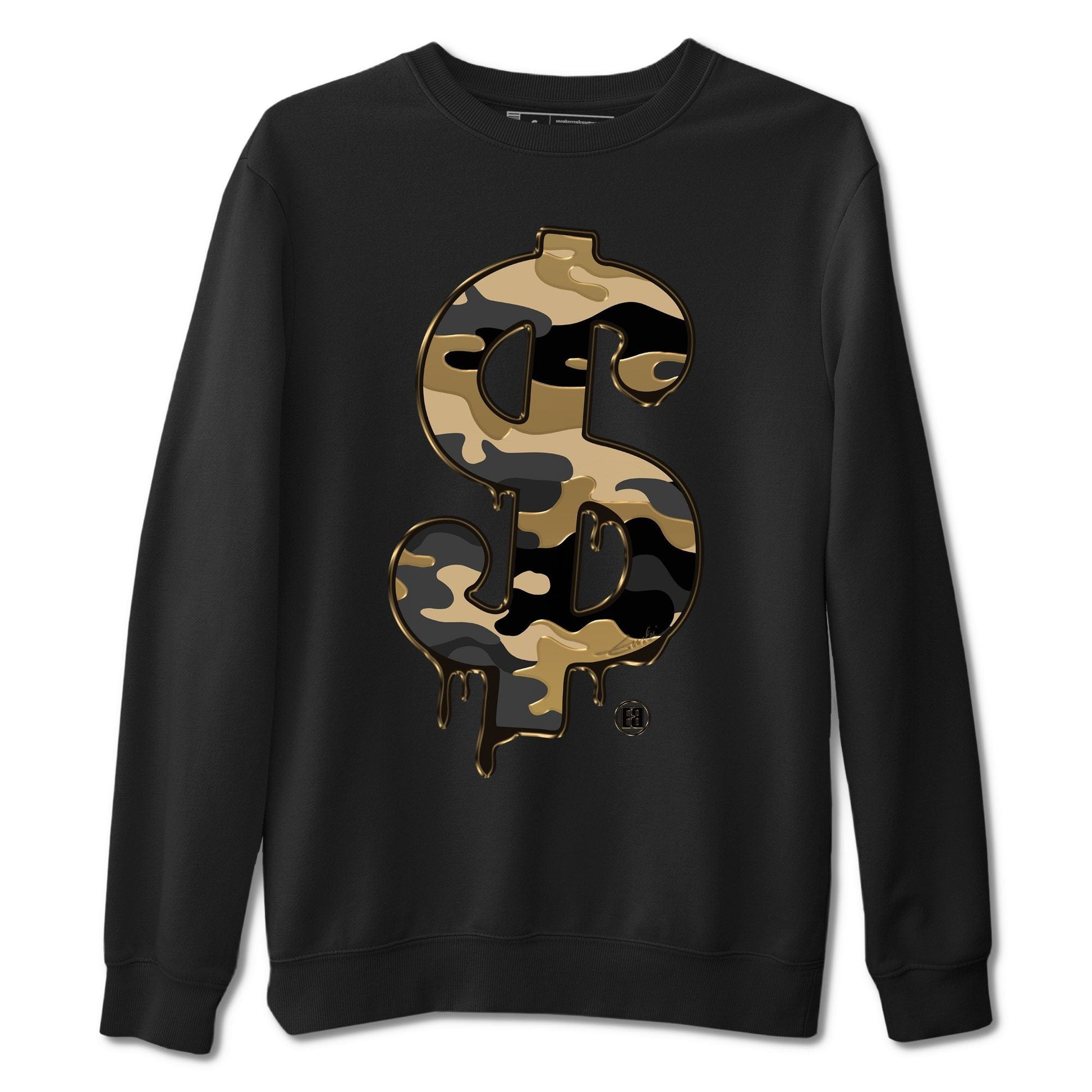 Jordan 1 Black Metallic Gold Sneaker Match Tees Dollar Camo Sneaker Tees Jordan 1 Black Metallic Gold Sneaker Release Tees Unisex Shirts