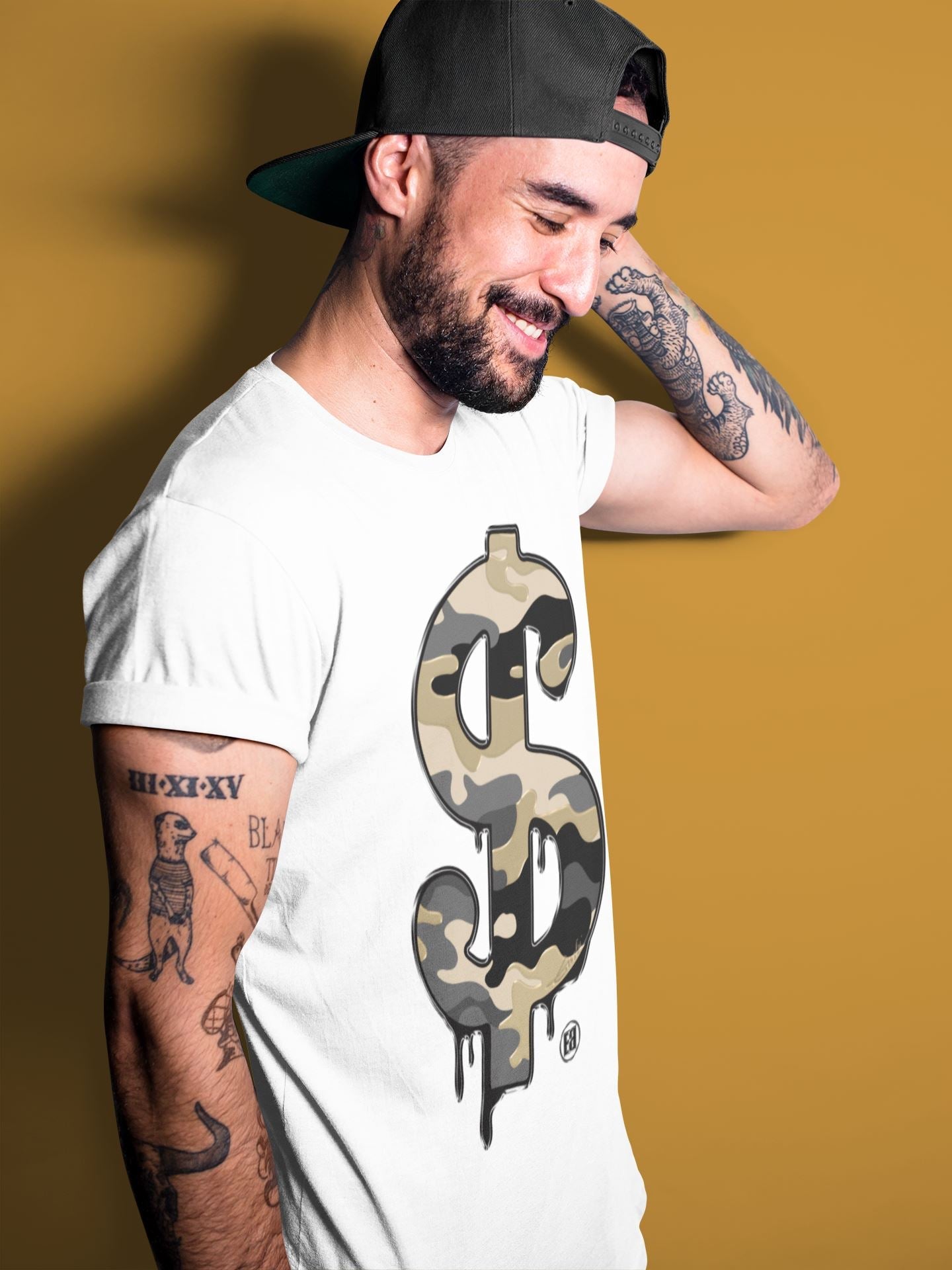 Jordan 1 Black Metallic Gold Sneaker Match Tees Dollar Camo Sneaker Tees Jordan 1 Black Metallic Gold Sneaker Release Tees Unisex Shirts