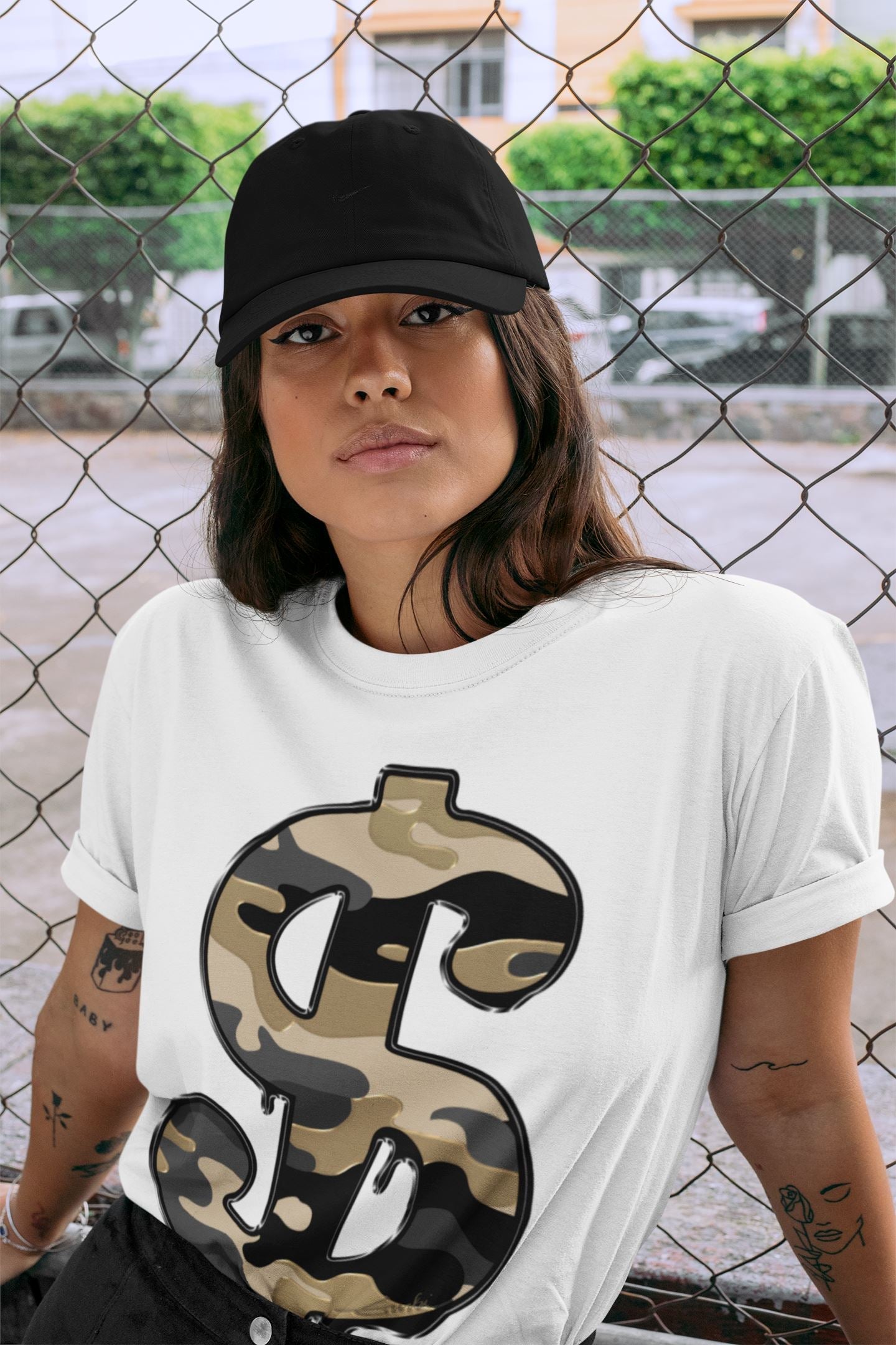 Jordan 1 Black Metallic Gold Sneaker Match Tees Dollar Camo Sneaker Tees Jordan 1 Black Metallic Gold Sneaker Release Tees Unisex Shirts