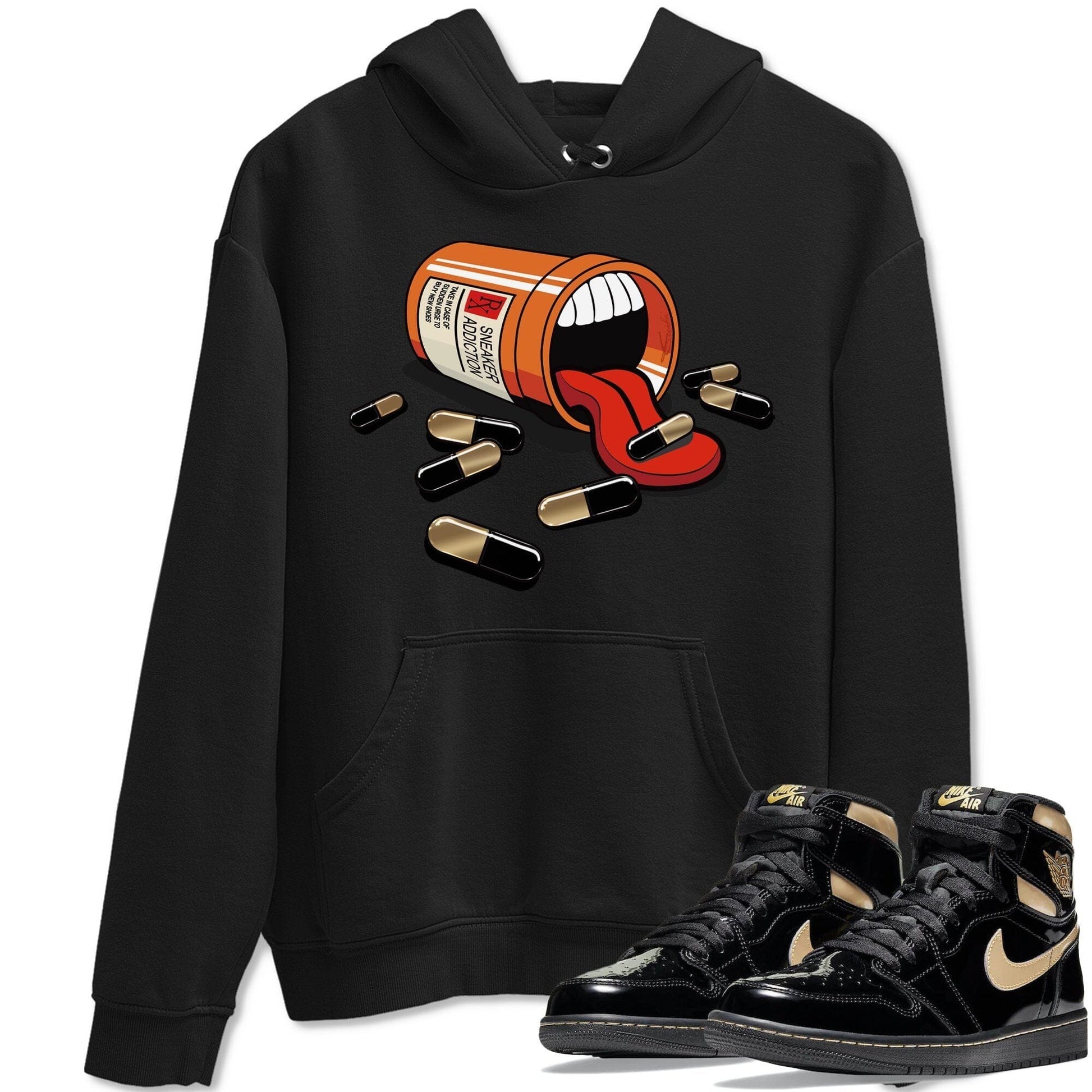 Jordan 1 Black Metallic Gold Sneaker Match Tees Sneaker Addiction Sneaker Tees Jordan 1 Black Metallic Gold Sneaker Release Tees Unisex Shirts