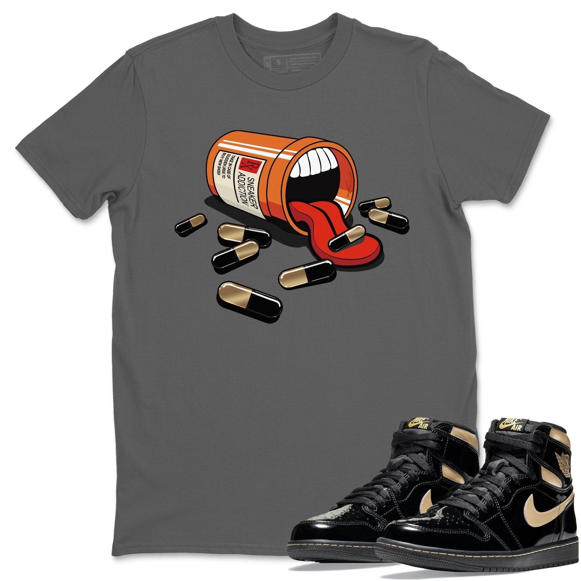 Jordan 1 Black Metallic Gold Sneaker Match Tees Sneaker Addiction Sneaker Tees Jordan 1 Black Metallic Gold Sneaker Release Tees Unisex Shirts