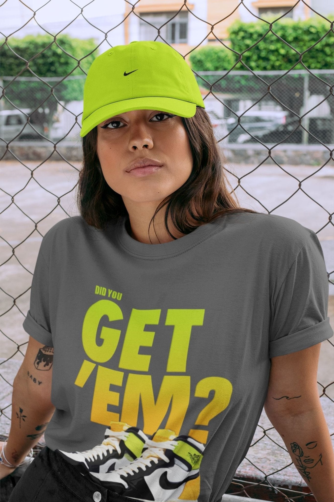 Jordan 1 Volt Gold Sneaker Match Tees Did You Get Em SNRT Sneaker Tees Jordan 1 Volt Gold SNRT Sneaker Release Tees Unisex Shirts