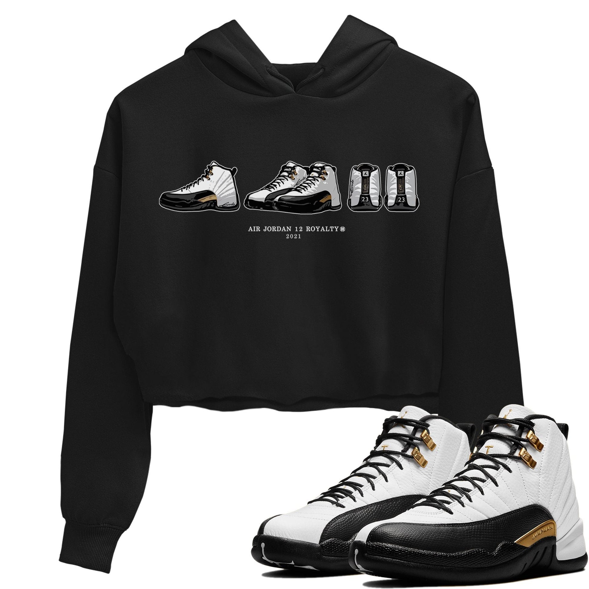 Jordan 12 Royalty Sneaker Match Tees Air Jordan 12 Prelude Sneaker Tees Jordan 12 Royalty Sneaker Release Tees Women's Shirts