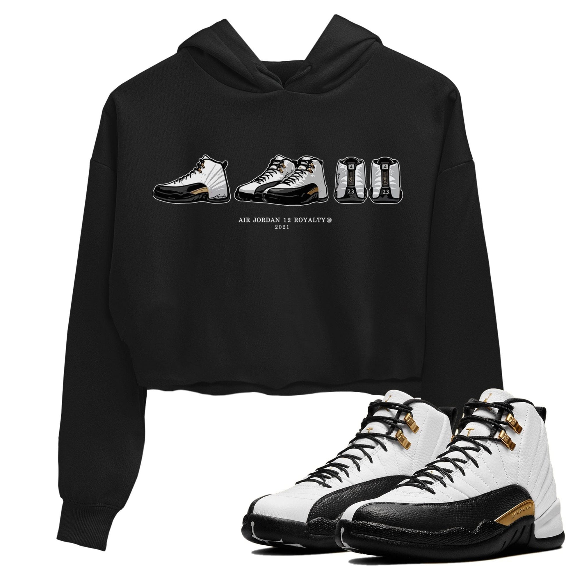 Jordan 12 Royalty Sneaker Match Tees Air Jordan 12 Prelude Sneaker Tees Jordan 12 Royalty Sneaker Release Tees Women's Shirts