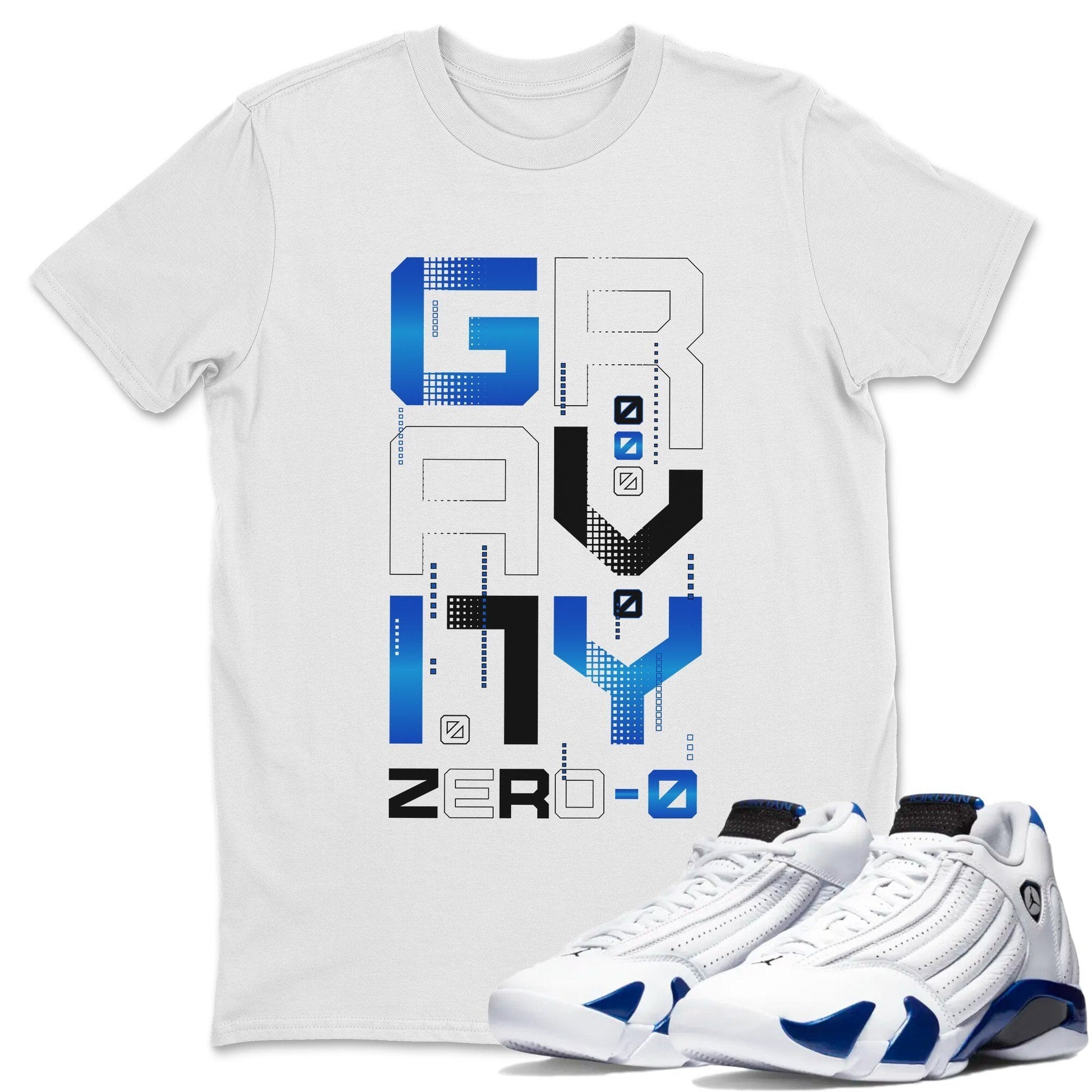 Jordan 14 Hyper Royal Sneaker Match Tees Zero Gravity Sneaker Tees Jordan 14 Hyper Royal Sneaker Release Tees Unisex Shirts