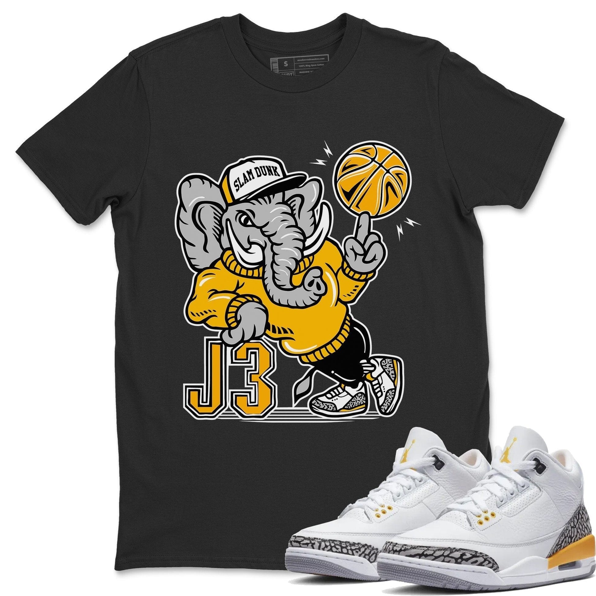 Jordan 3 Laser Orange Sneaker Match Tees Elephant Sneaker Tees Jordan 3 Laser Orange Sneaker Release Tees Unisex Shirts