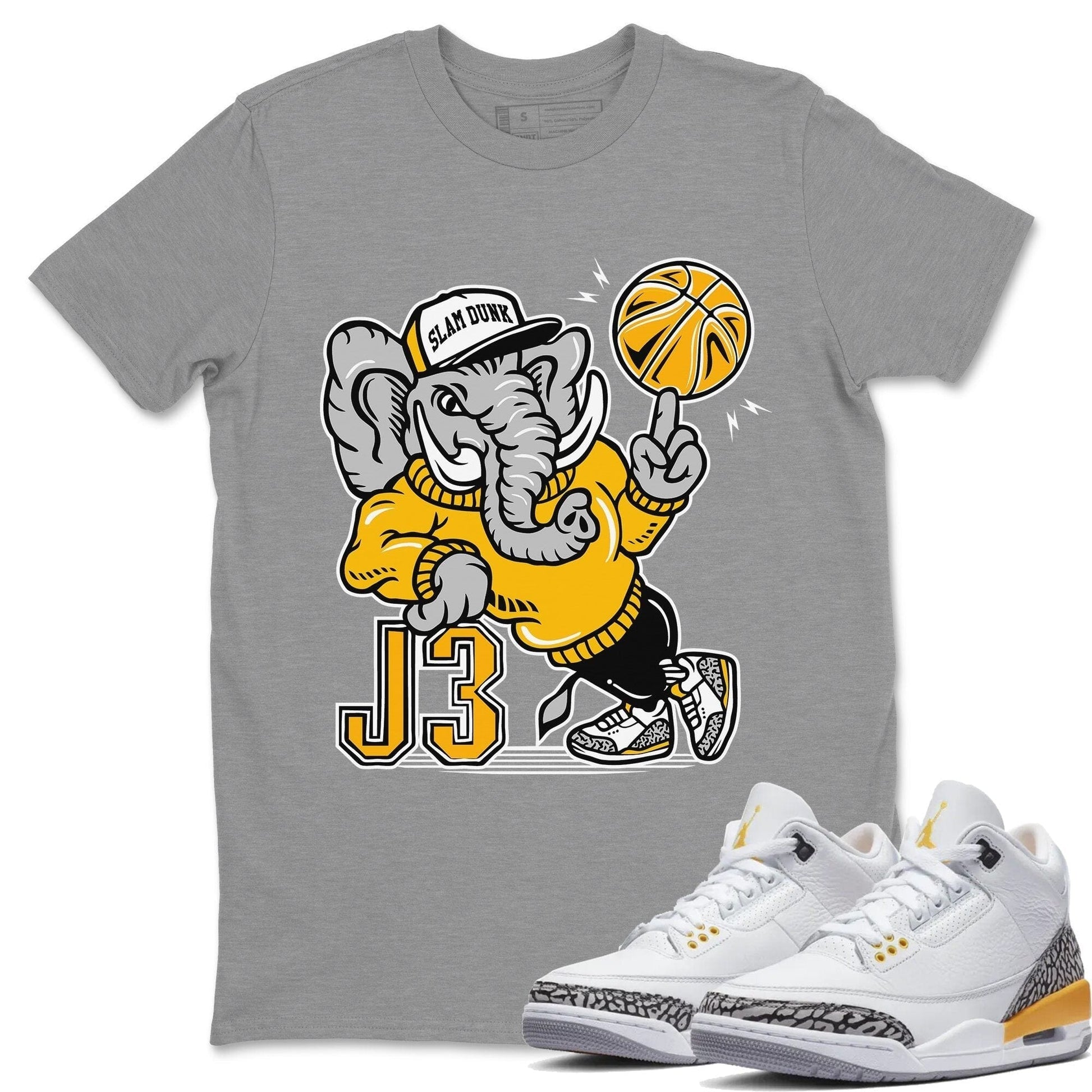 Jordan 3 Laser Orange Sneaker Match Tees Elephant Sneaker Tees Jordan 3 Laser Orange Sneaker Release Tees Unisex Shirts