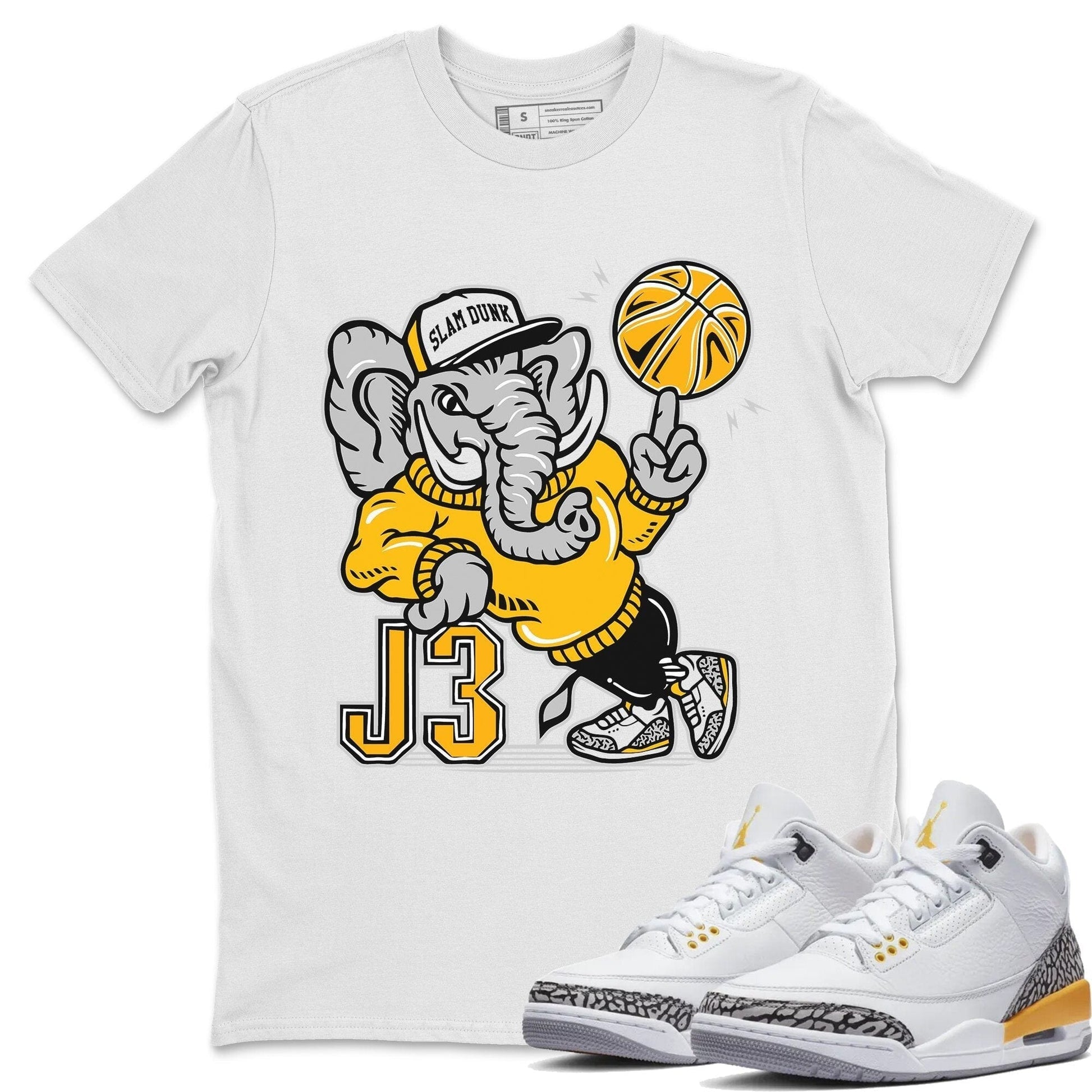 Jordan 3 Laser Orange Sneaker Match Tees Elephant Sneaker Tees Jordan 3 Laser Orange Sneaker Release Tees Unisex Shirts