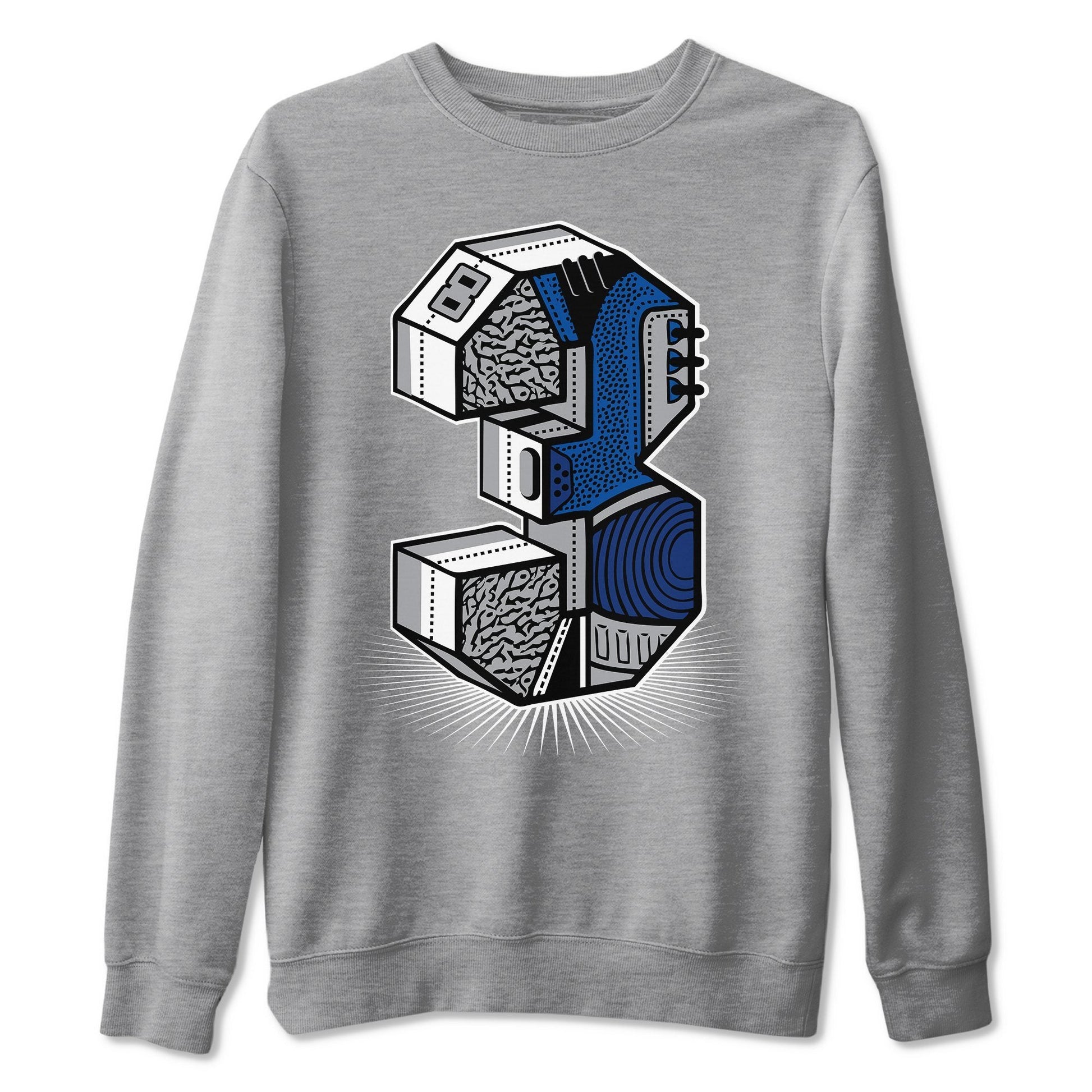 Jordan 3 Varsity Royal Sneaker Match Tees Three Statue Sneaker Tees Jordan 3 Varsity Royal Sneaker Release Tees Unisex Shirts