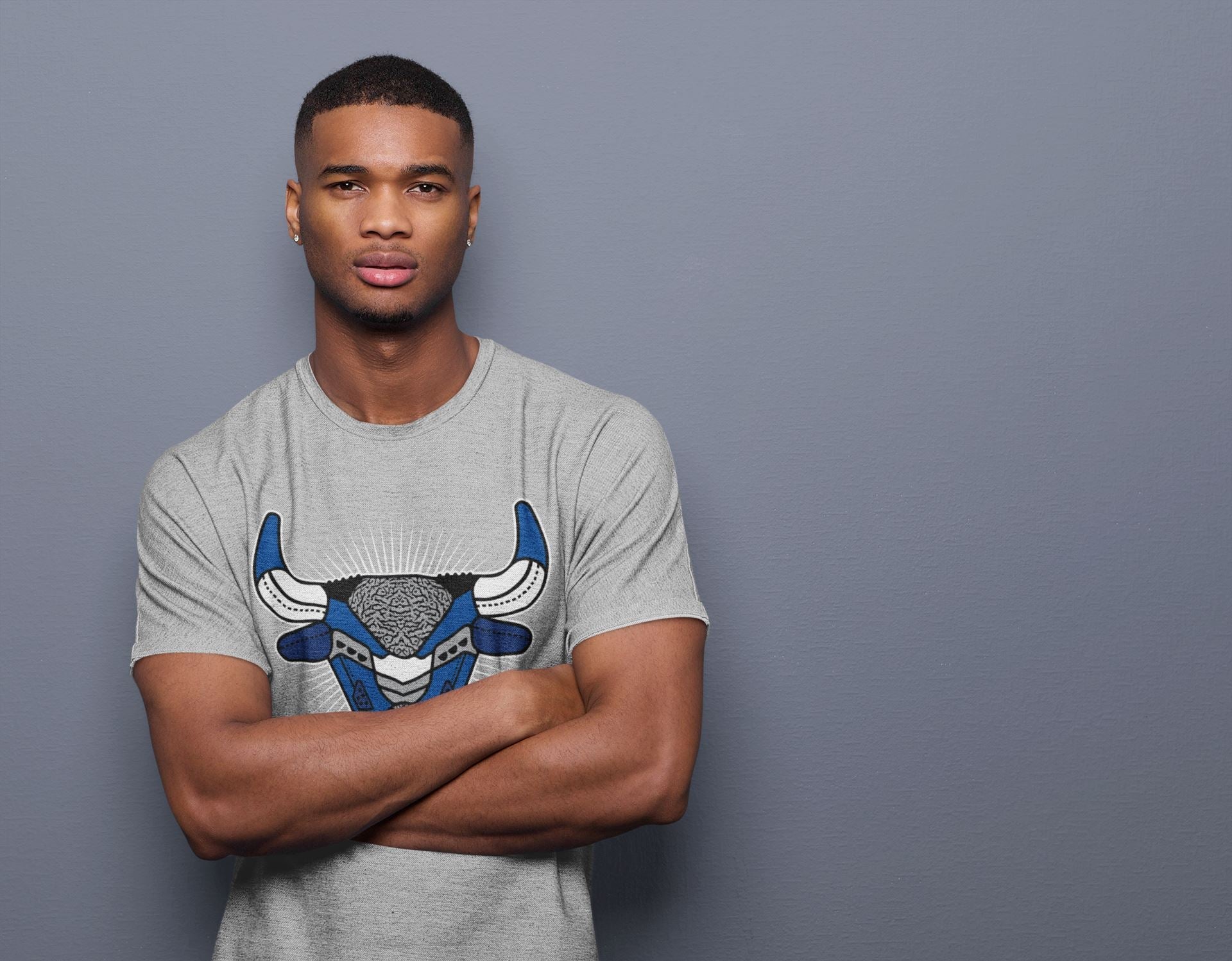 Jordan 3 Varsity Royal Sneaker Match Tees Bull Head Sneaker Tees Jordan 3 Varsity Royal Sneaker Release Tees Unisex Shirts