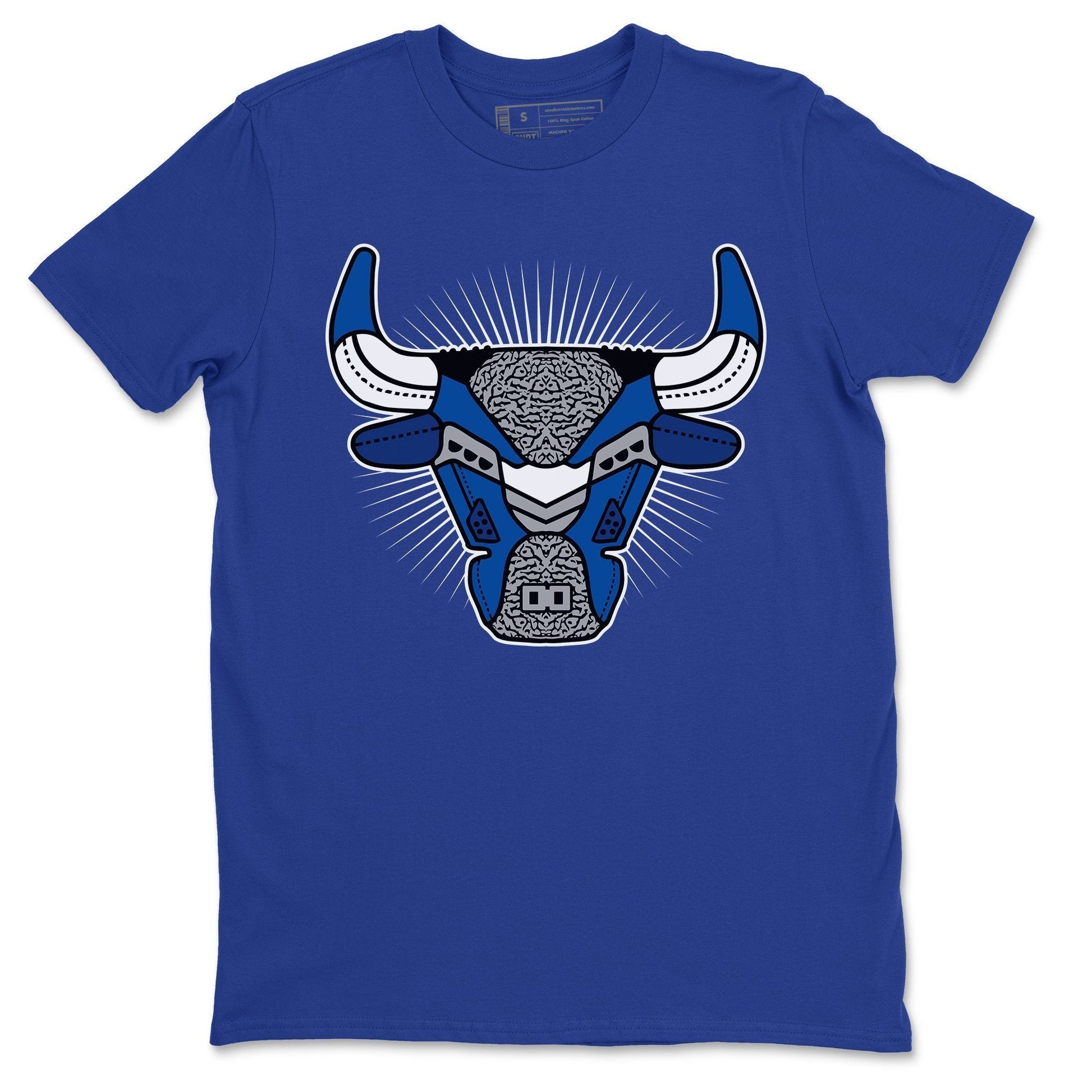 Jordan 3 Varsity Royal Sneaker Match Tees Bull Head Sneaker Tees Jordan 3 Varsity Royal Sneaker Release Tees Unisex Shirts