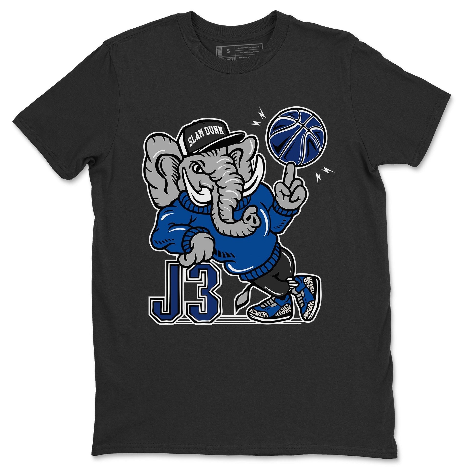 Jordan 3 Varsity Royal Sneaker Match Tees Elephant Sneaker Tees Jordan 3 Varsity Royal Sneaker Release Tees Unisex Shirts