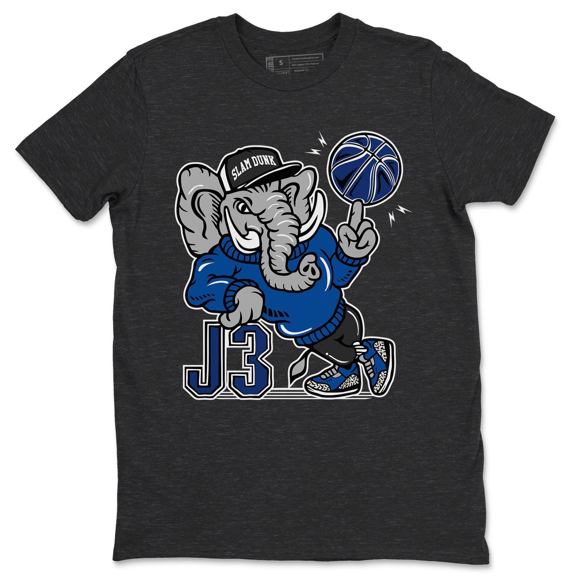 Jordan 3 Varsity Royal Sneaker Match Tees Elephant Sneaker Tees Jordan 3 Varsity Royal Sneaker Release Tees Unisex Shirts