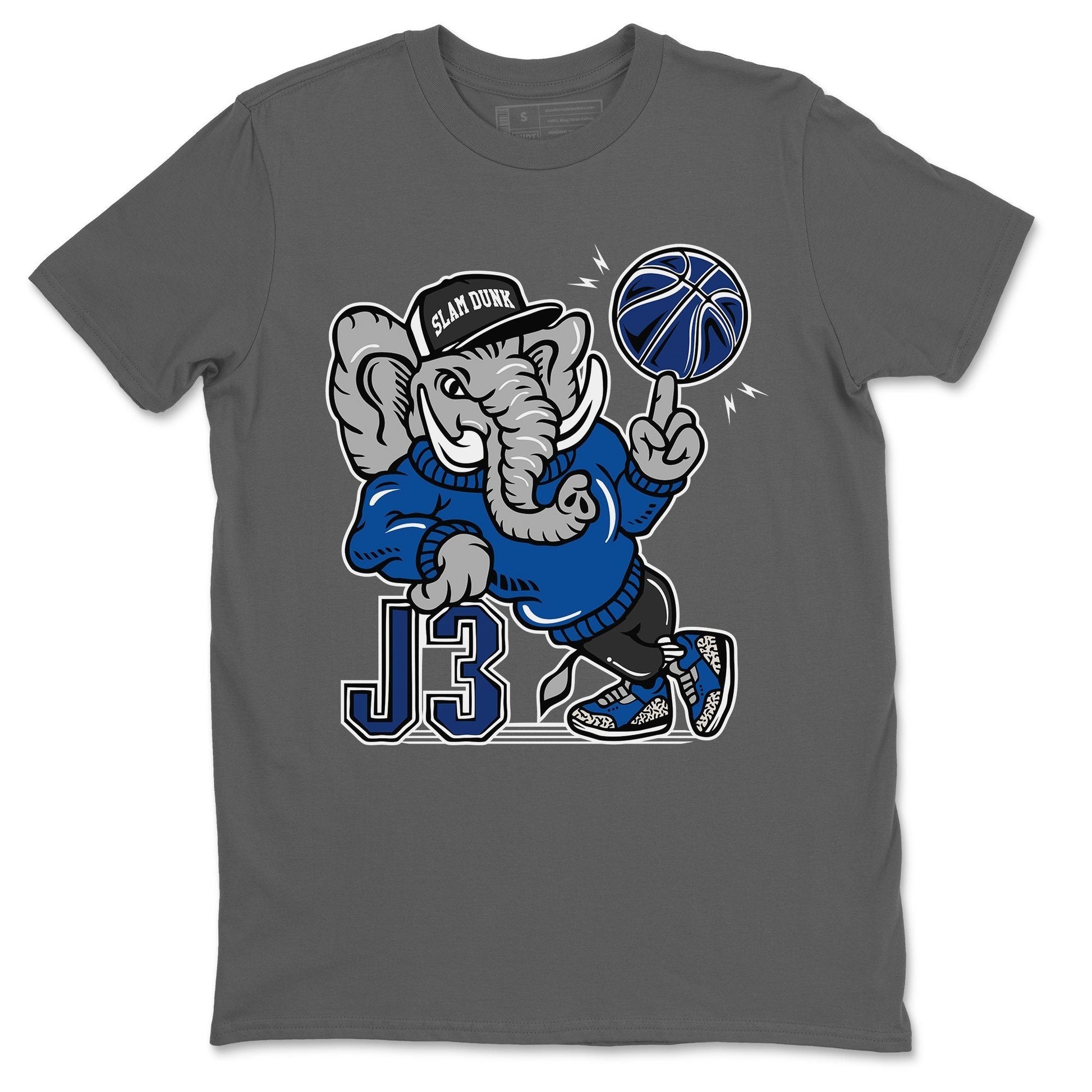 Jordan 3 Varsity Royal Sneaker Match Tees Elephant Sneaker Tees Jordan 3 Varsity Royal Sneaker Release Tees Unisex Shirts