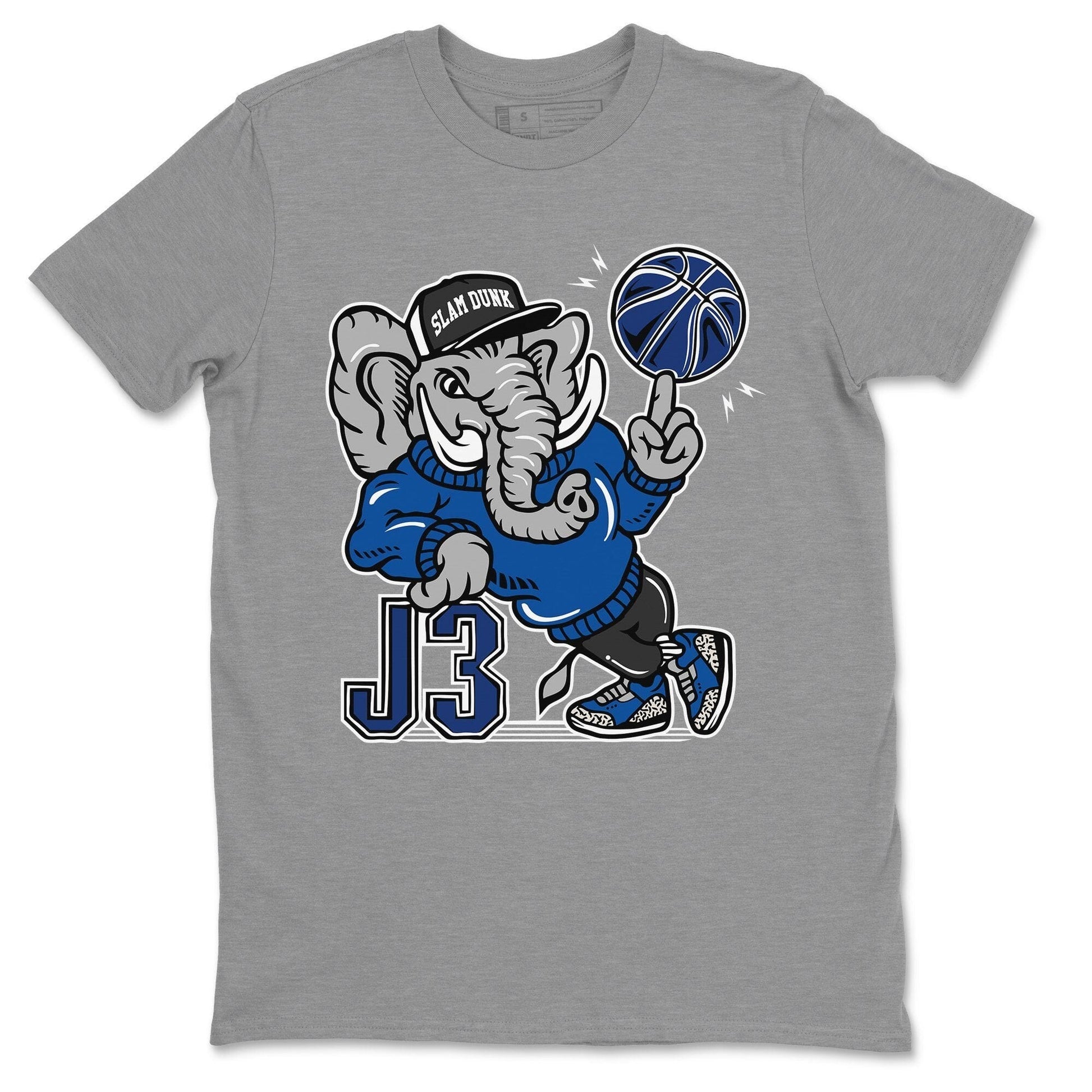 Jordan 3 Varsity Royal Sneaker Match Tees Elephant Sneaker Tees Jordan 3 Varsity Royal Sneaker Release Tees Unisex Shirts