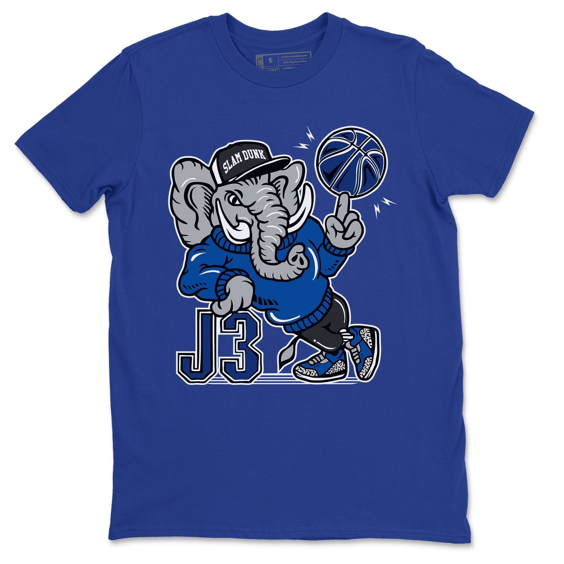 Jordan 3 Varsity Royal Sneaker Match Tees Elephant Sneaker Tees Jordan 3 Varsity Royal Sneaker Release Tees Unisex Shirts