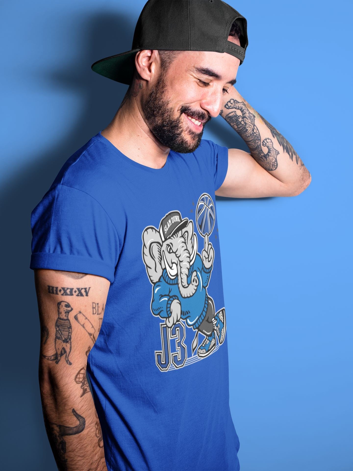 Jordan 3 Varsity Royal Sneaker Match Tees Elephant Sneaker Tees Jordan 3 Varsity Royal Sneaker Release Tees Unisex Shirts