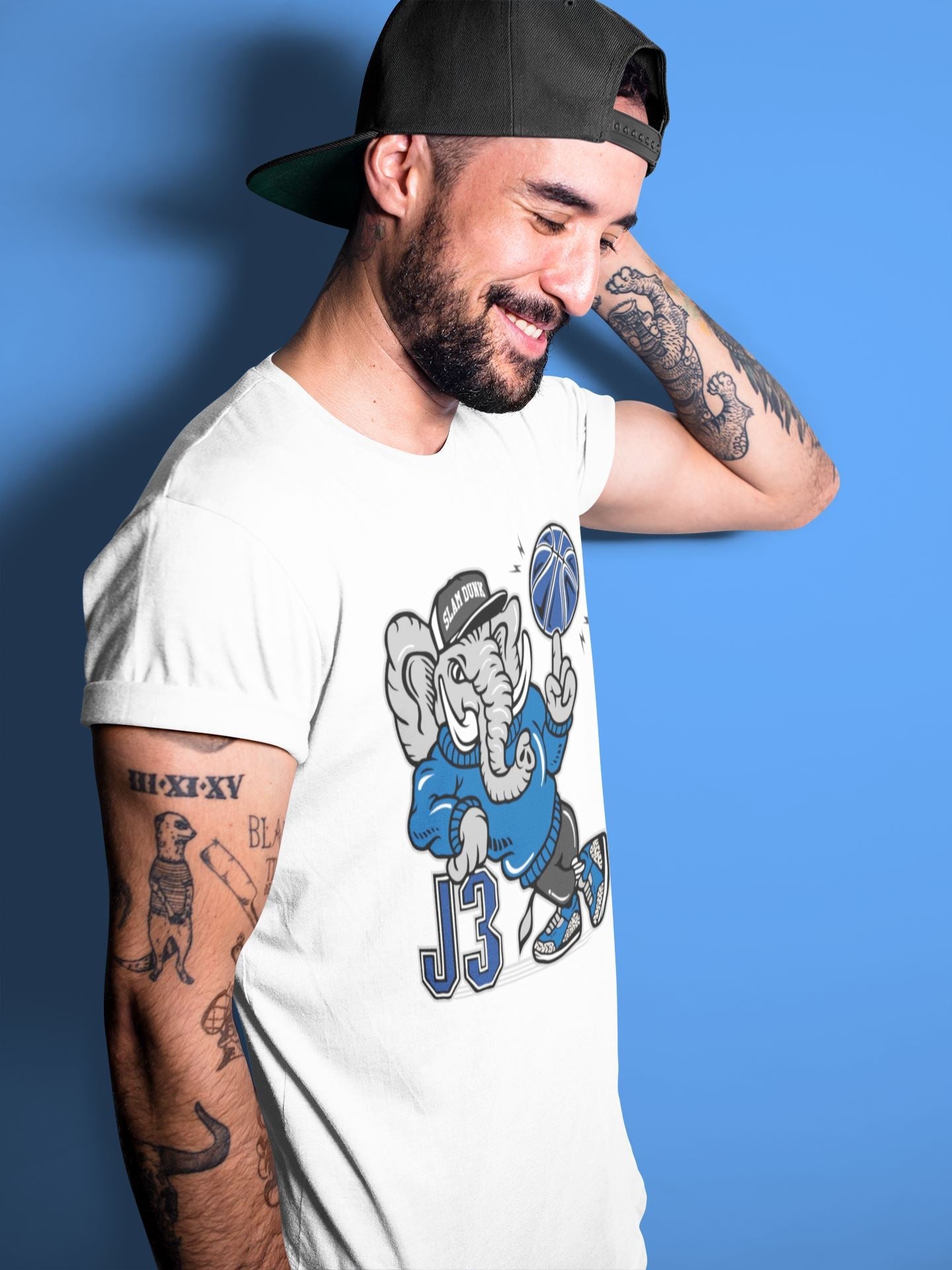 Jordan 3 Varsity Royal Sneaker Match Tees Elephant Sneaker Tees Jordan 3 Varsity Royal Sneaker Release Tees Unisex Shirts