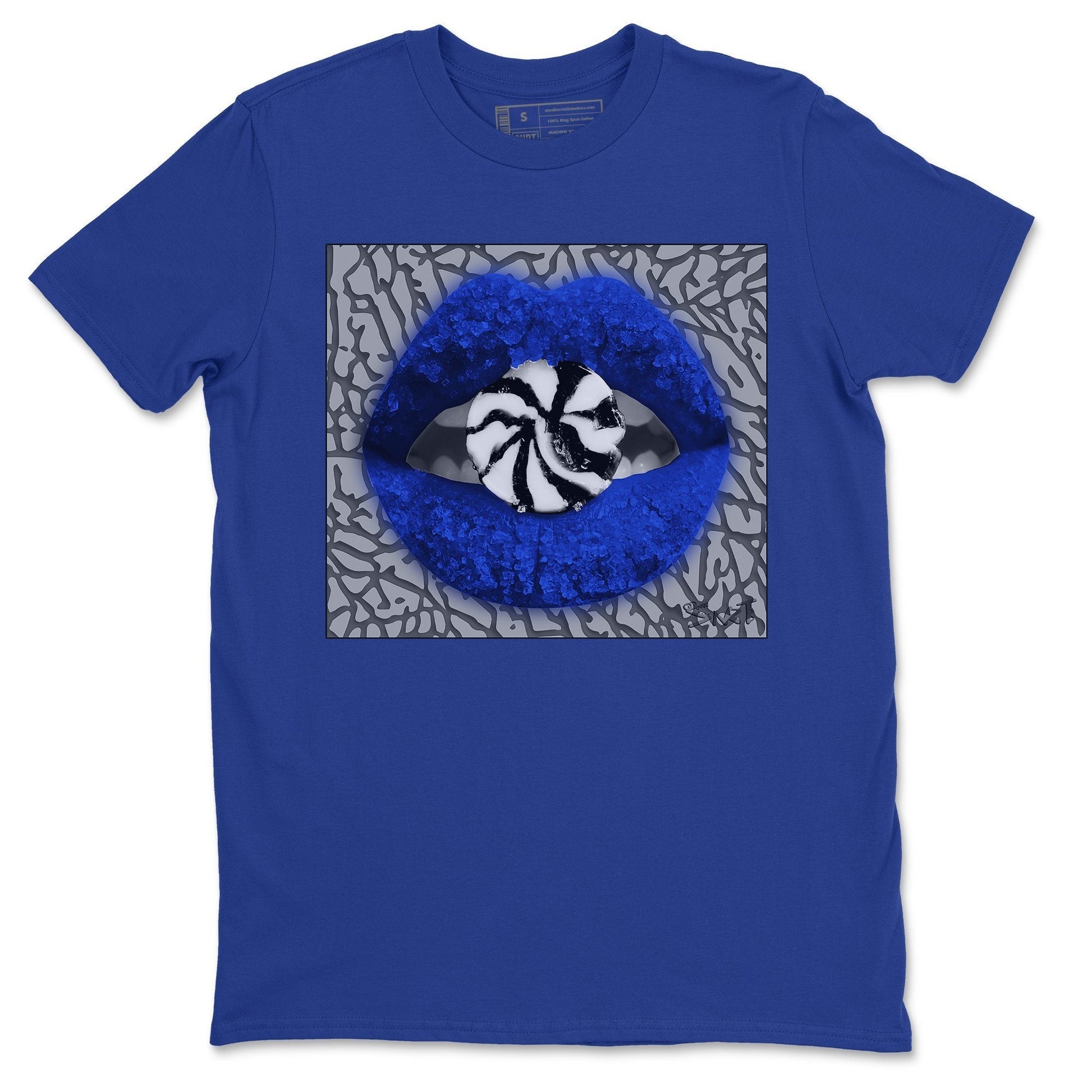 Jordan 3 Varsity Royal Sneaker Match Tees Lips Candy Sneaker Tees Jordan 3 Varsity Royal Sneaker Release Tees Unisex Shirts