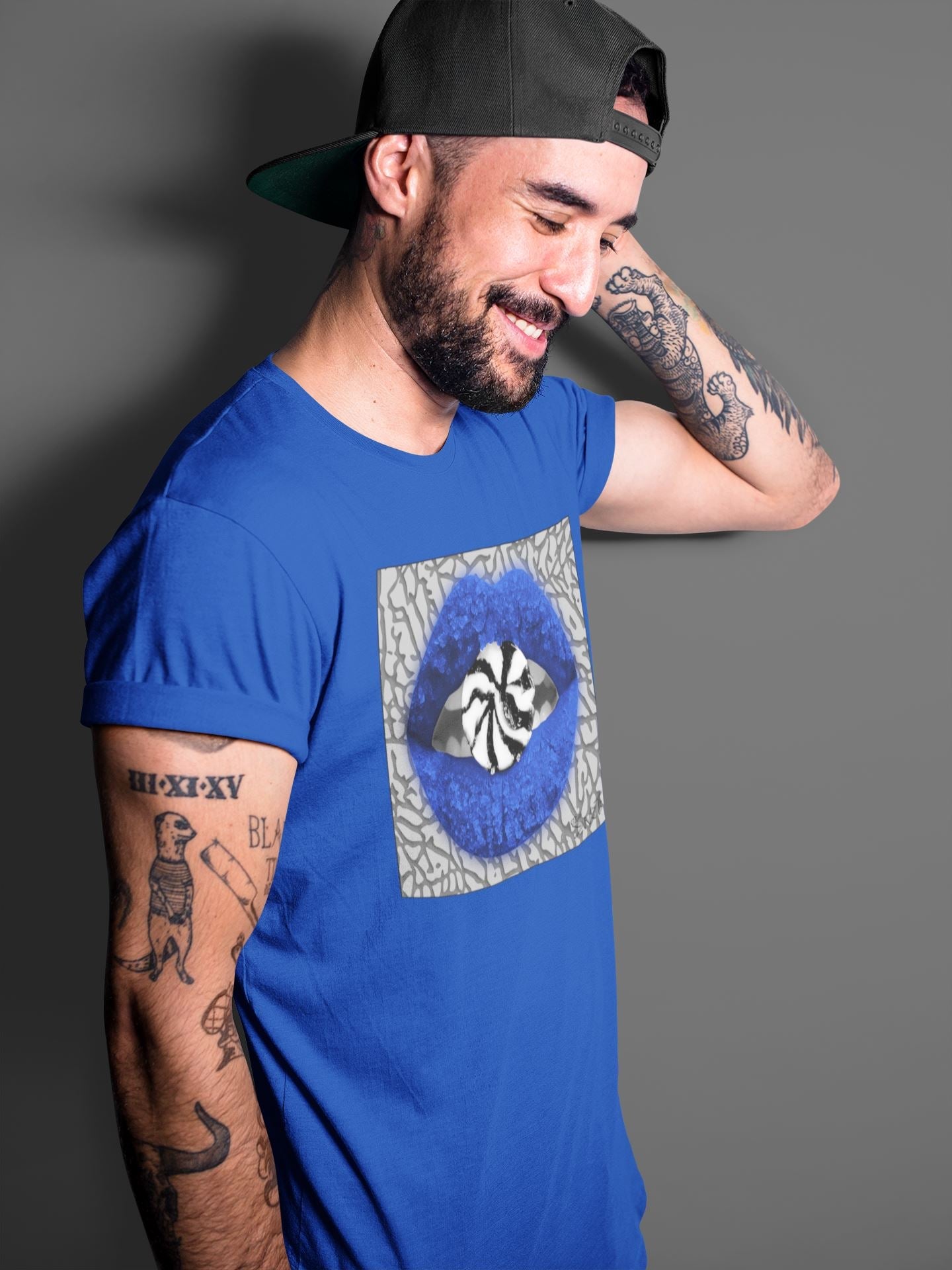 Jordan 3 Varsity Royal Sneaker Match Tees Lips Candy Sneaker Tees Jordan 3 Varsity Royal Sneaker Release Tees Unisex Shirts