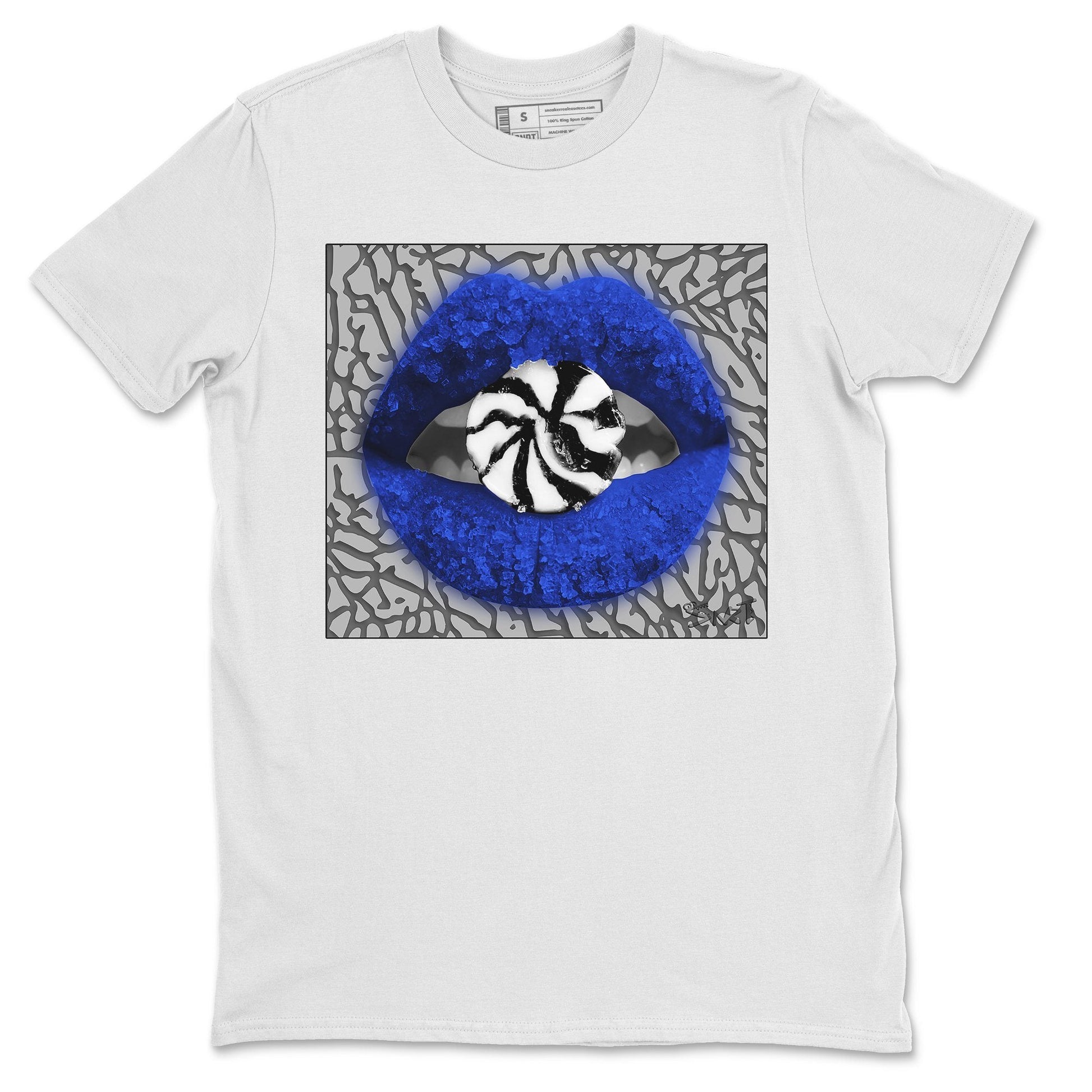Jordan 3 Varsity Royal Sneaker Match Tees Lips Candy Sneaker Tees Jordan 3 Varsity Royal Sneaker Release Tees Unisex Shirts