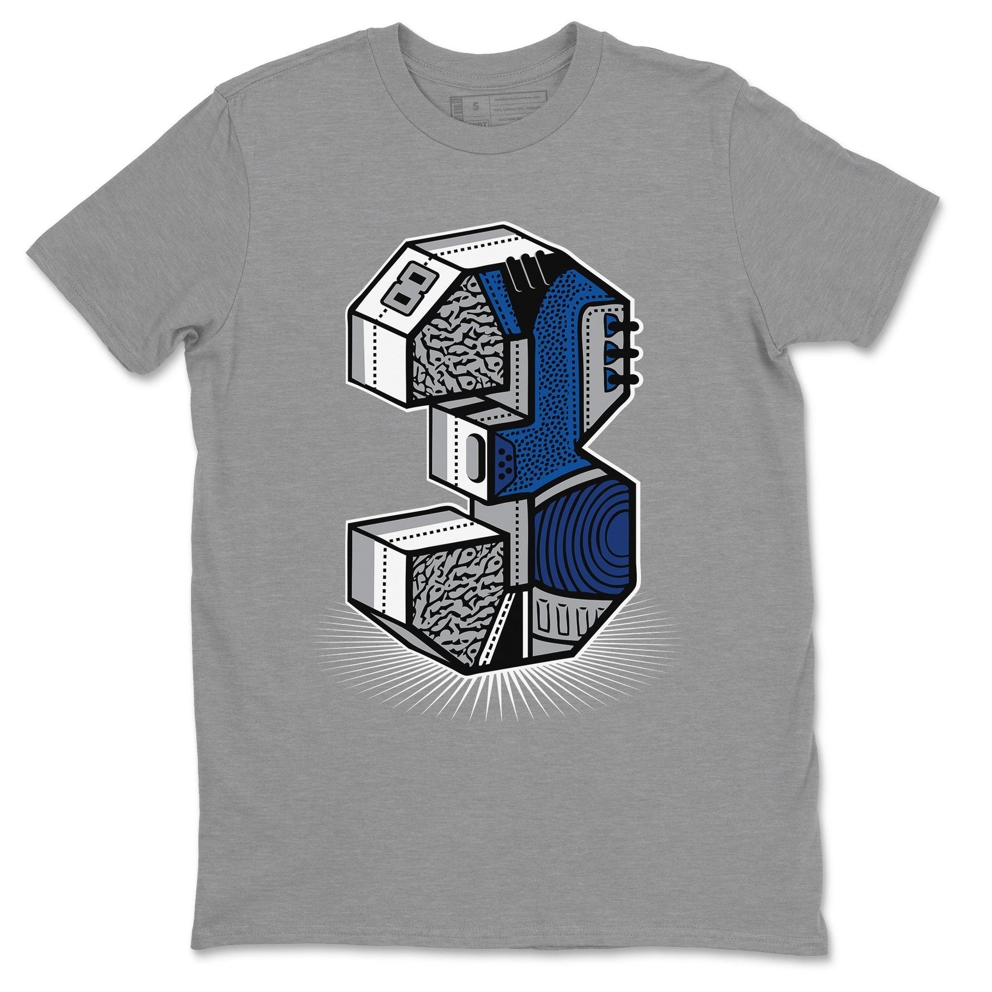 Jordan 3 Varsity Royal Sneaker Match Tees Three Statue Sneaker Tees Jordan 3 Varsity Royal Sneaker Release Tees Unisex Shirts
