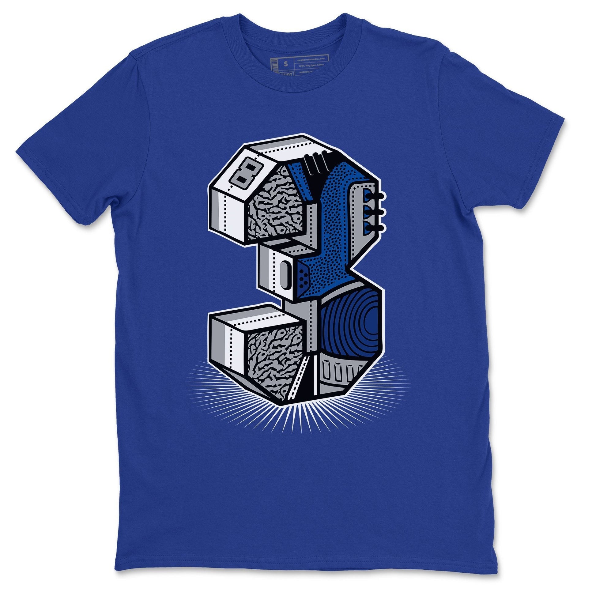 Jordan 3 Varsity Royal Sneaker Match Tees Three Statue Sneaker Tees Jordan 3 Varsity Royal Sneaker Release Tees Unisex Shirts