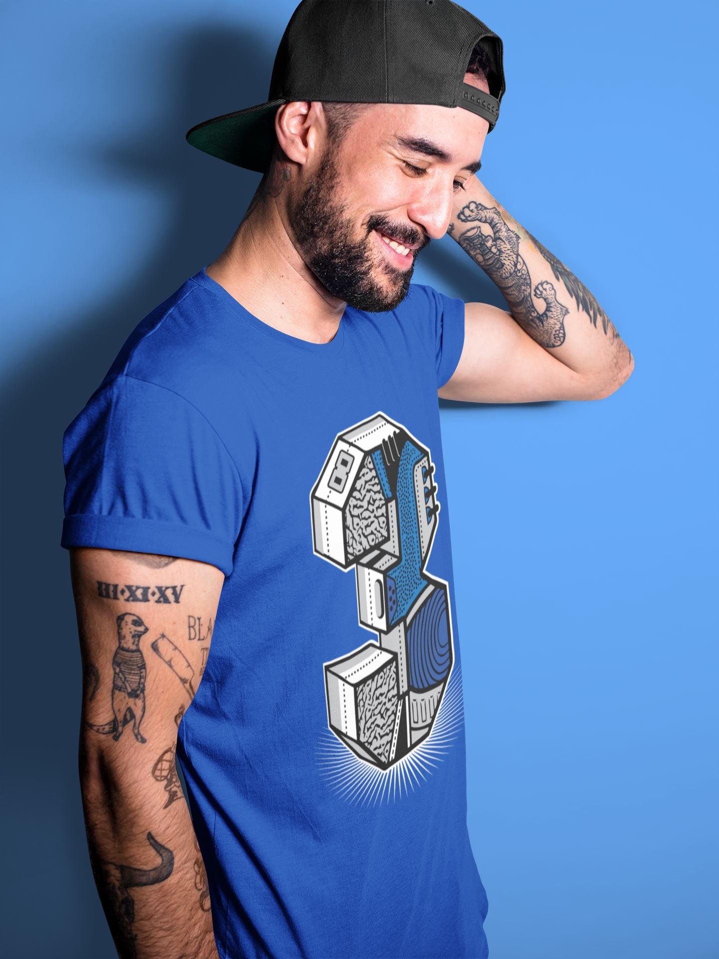 Jordan 3 Varsity Royal Sneaker Match Tees Three Statue Sneaker Tees Jordan 3 Varsity Royal Sneaker Release Tees Unisex Shirts